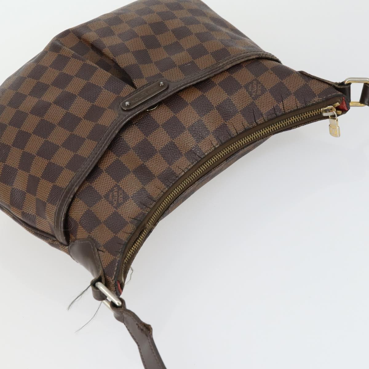 LOUIS VUITTON Damier Ebene Bloomsbury PM Shoulder Bag N42251 LV Auth 169066