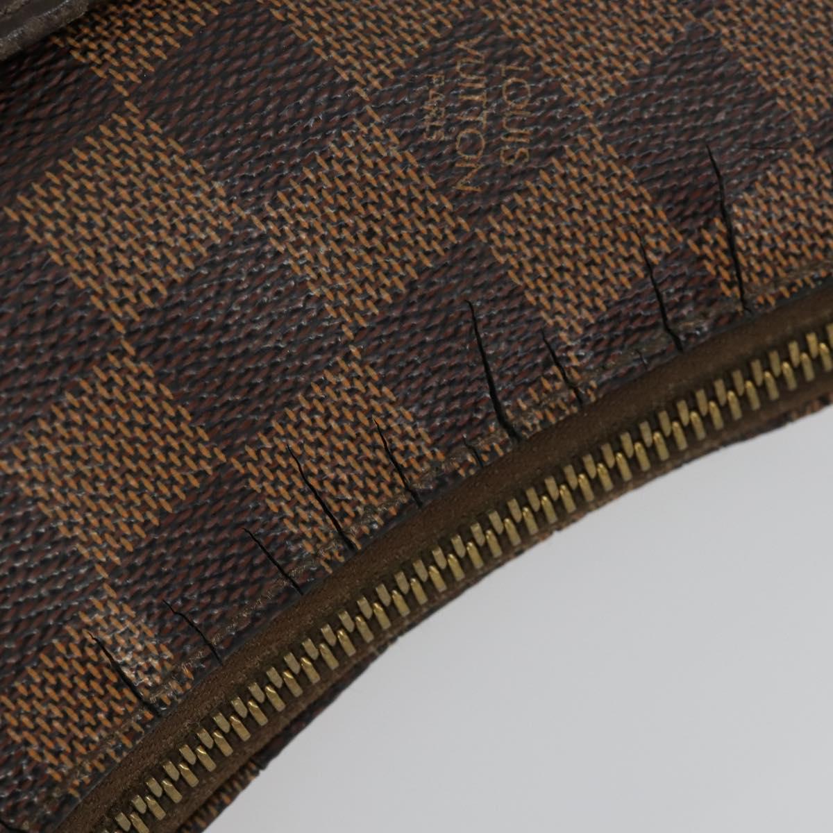 LOUIS VUITTON Damier Ebene Bloomsbury PM Shoulder Bag N42251 LV Auth 169066