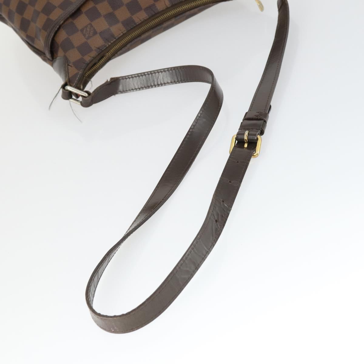 LOUIS VUITTON Damier Ebene Bloomsbury PM Shoulder Bag N42251 LV Auth 169066