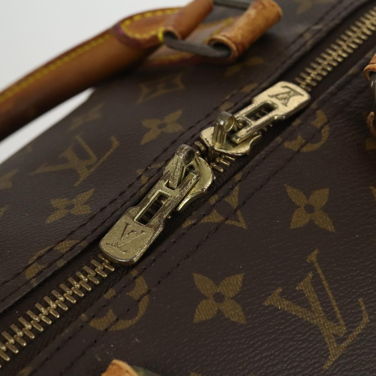 LOUIS VUITTON Monogram Keepall Bandouliere 55 Boston Bag M41414 LV Auth 169074