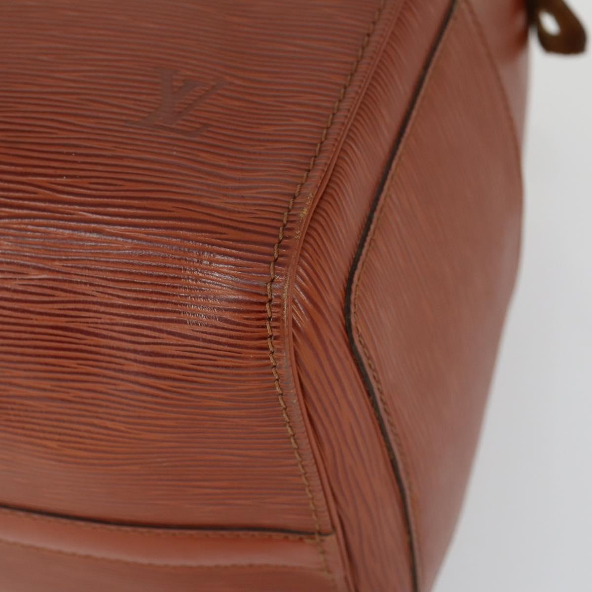 LOUIS VUITTON Epi Speedy 35 Hand Bag Kenya Brown M42993 LV Auth 169087