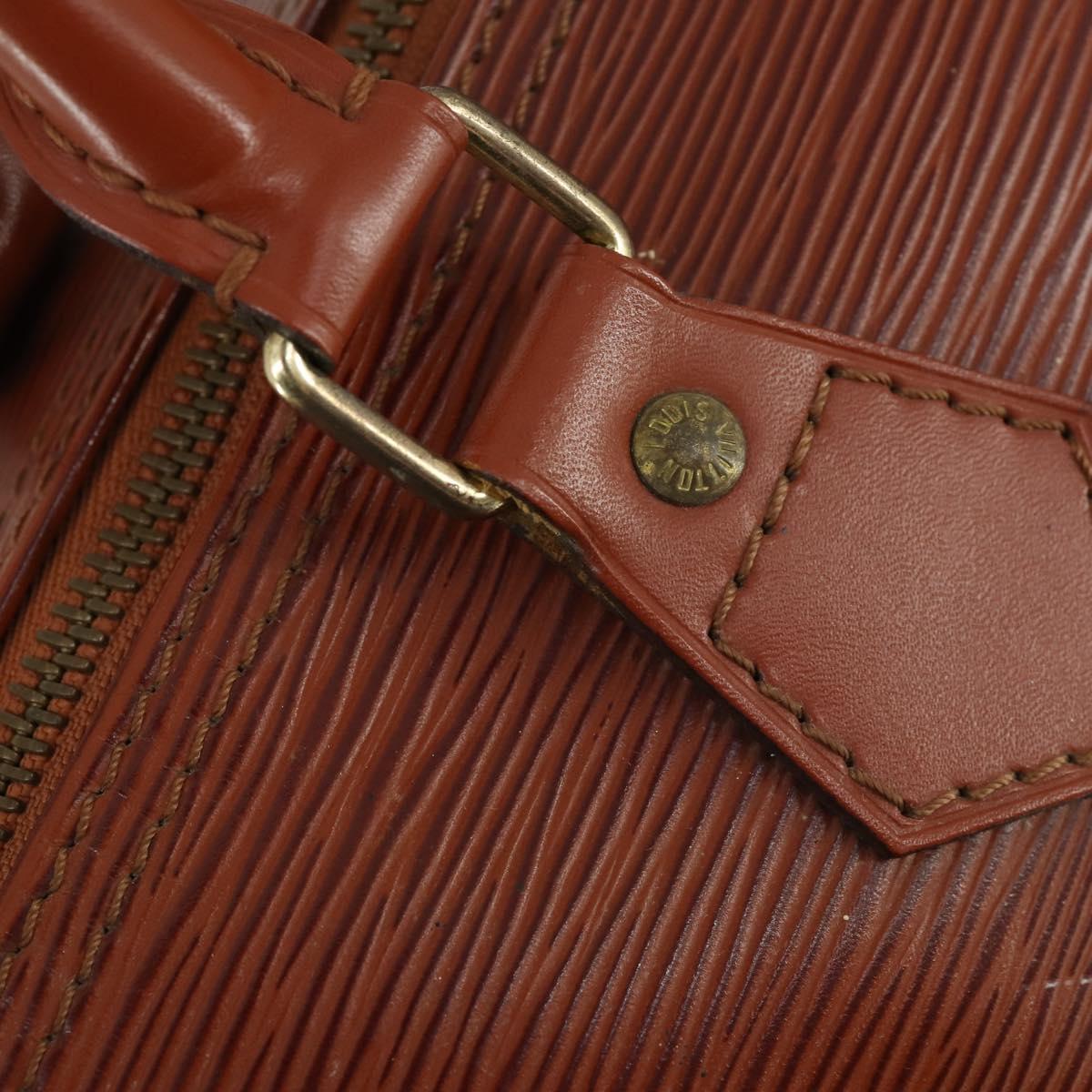 LOUIS VUITTON Epi Speedy 35 Hand Bag Kenya Brown M42993 LV Auth 169087