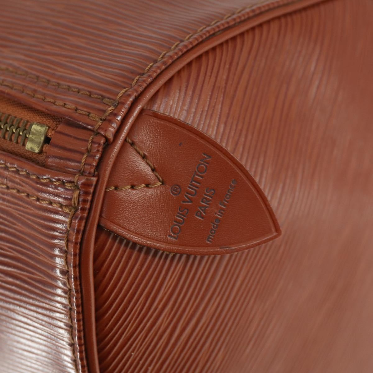 LOUIS VUITTON Epi Speedy 35 Hand Bag Kenya Brown M42993 LV Auth 169087