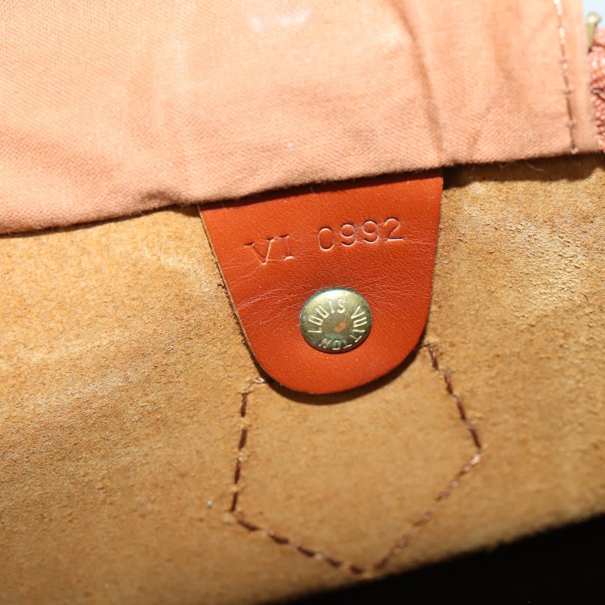 LOUIS VUITTON Epi Speedy 35 Hand Bag Kenya Brown M42993 LV Auth 169087