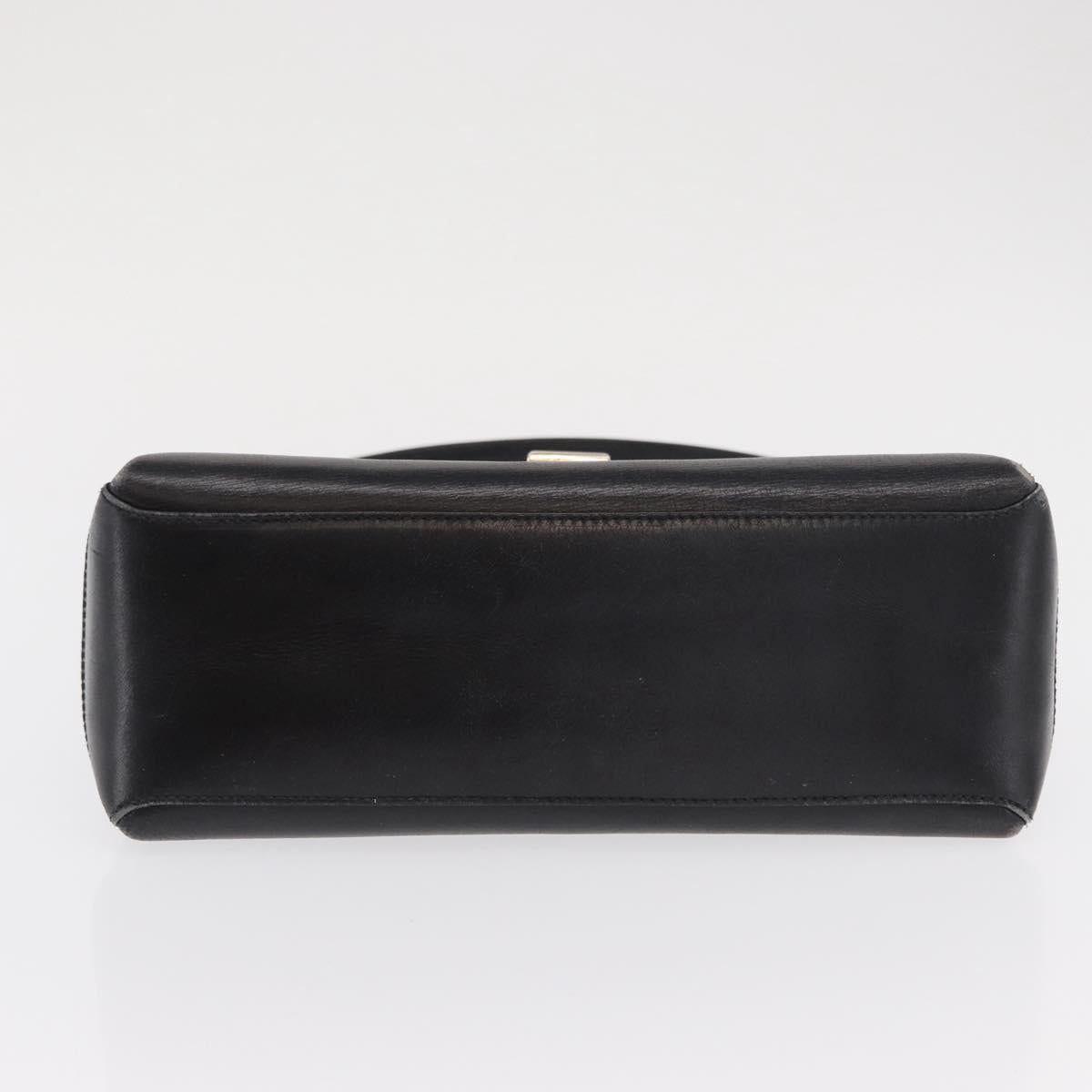 GUCCI Shoulder Bag Leather Black Gold 000 406 2080 Auth 169094