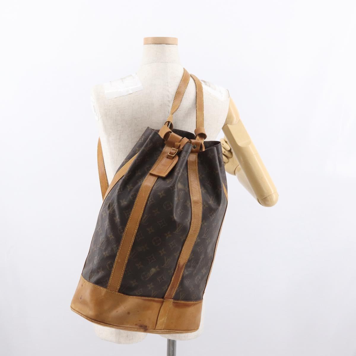 LOUIS VUITTON Monogram Randonnee GM Shoulder Bag M42244 LV Auth 169098