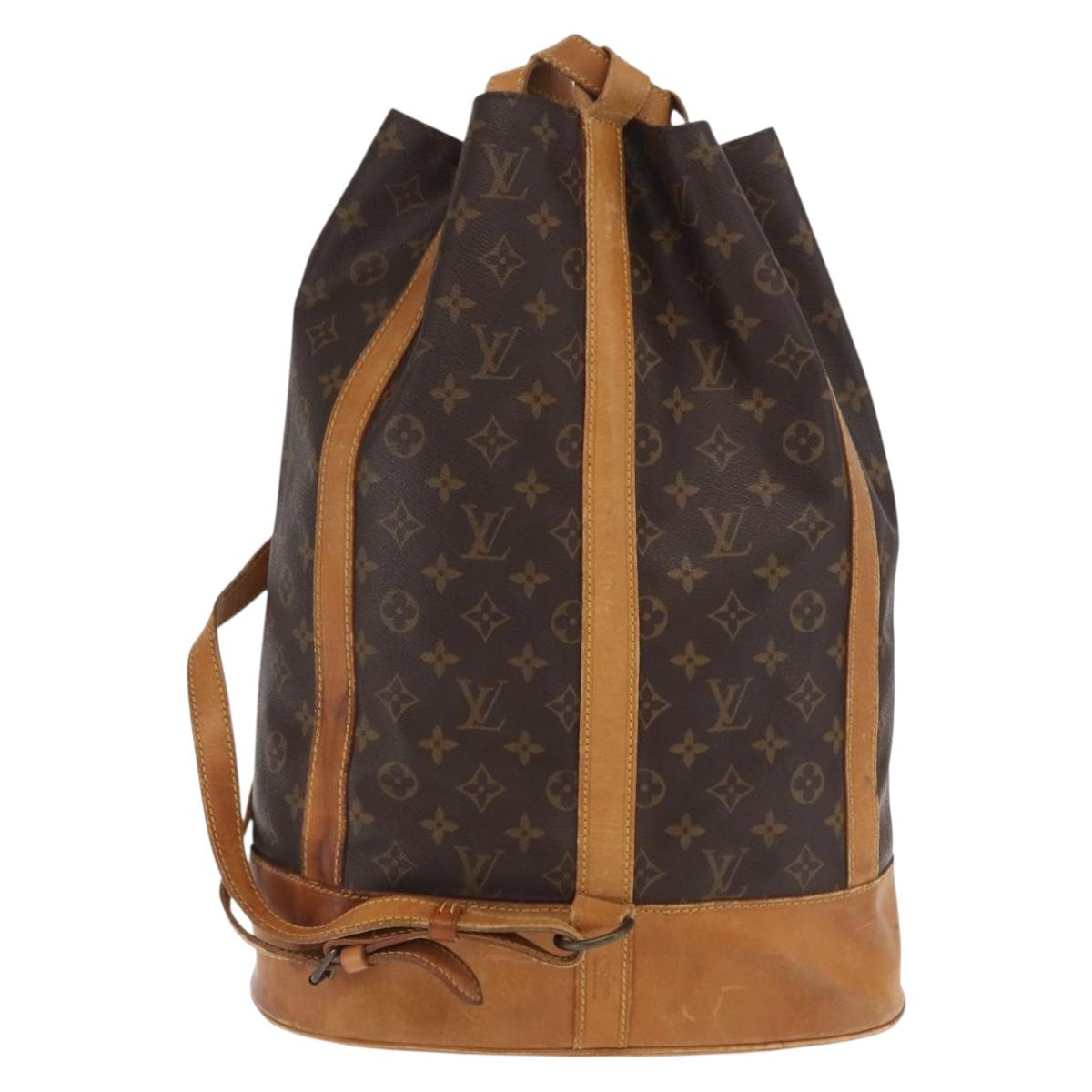 LOUIS VUITTON Monogram Randonnee GM Shoulder Bag M42244 LV Auth 169098