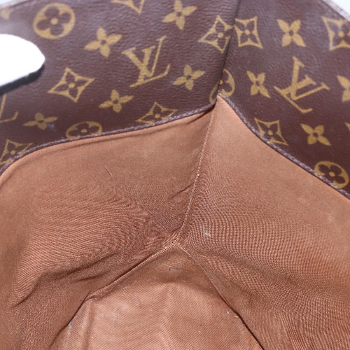 LOUIS VUITTON Monogram Sac Shopping Tote Bag M51108 LV Auth 169105