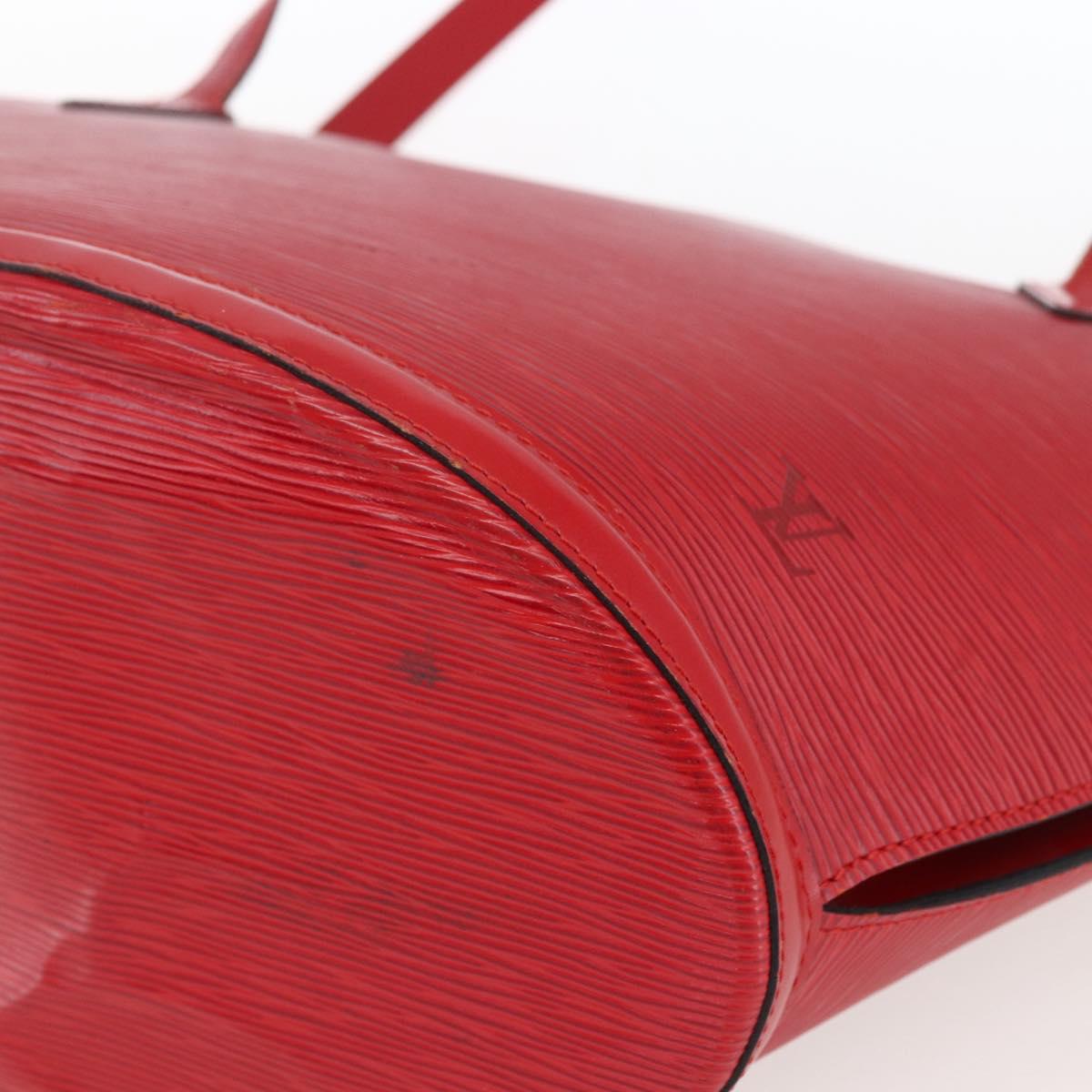 LOUIS VUITTON Epi Saint Jacques Shopping Shoulder Bag Red M52277 LV Auth 169112