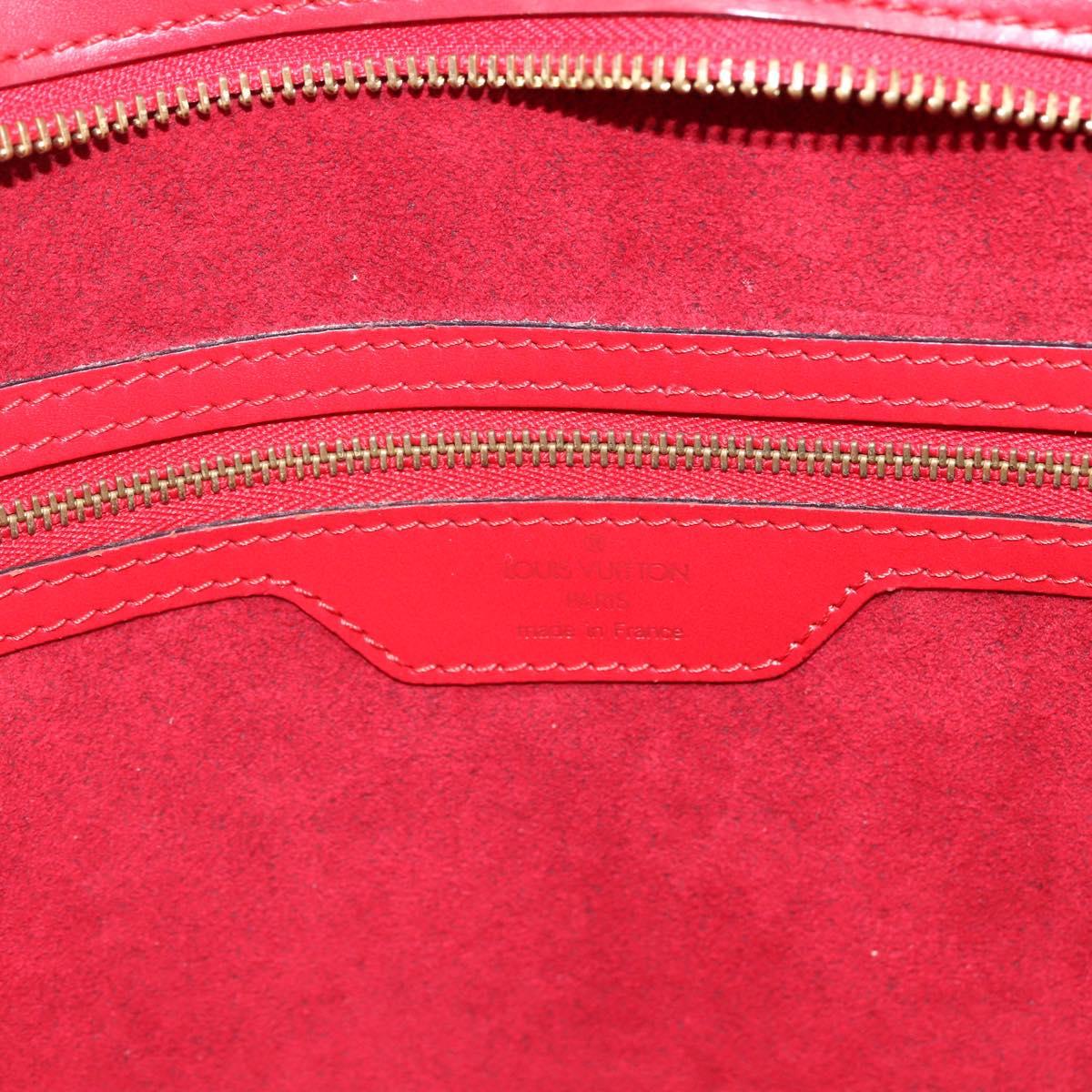 LOUIS VUITTON Epi Saint Jacques Shopping Shoulder Bag Red M52277 LV Auth 169112