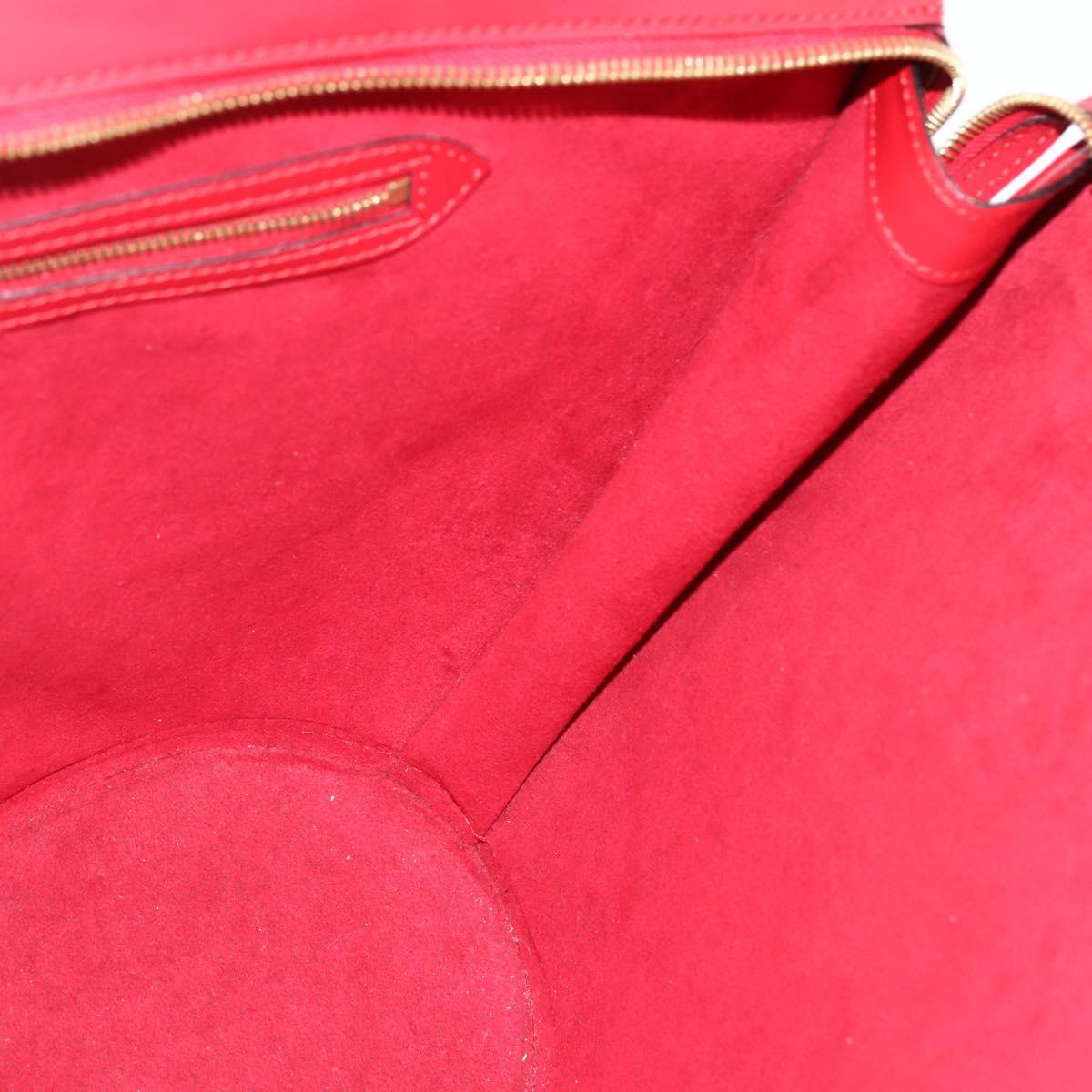 LOUIS VUITTON Epi Saint Jacques Shopping Shoulder Bag Red M52277 LV Auth 169112