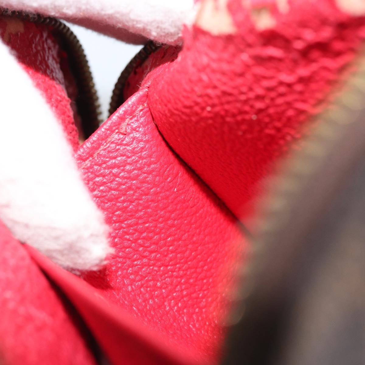 LOUIS VUITTON Damier Ebene Pochette Cosmetic PM Pouch N47516 LV Auth 169121