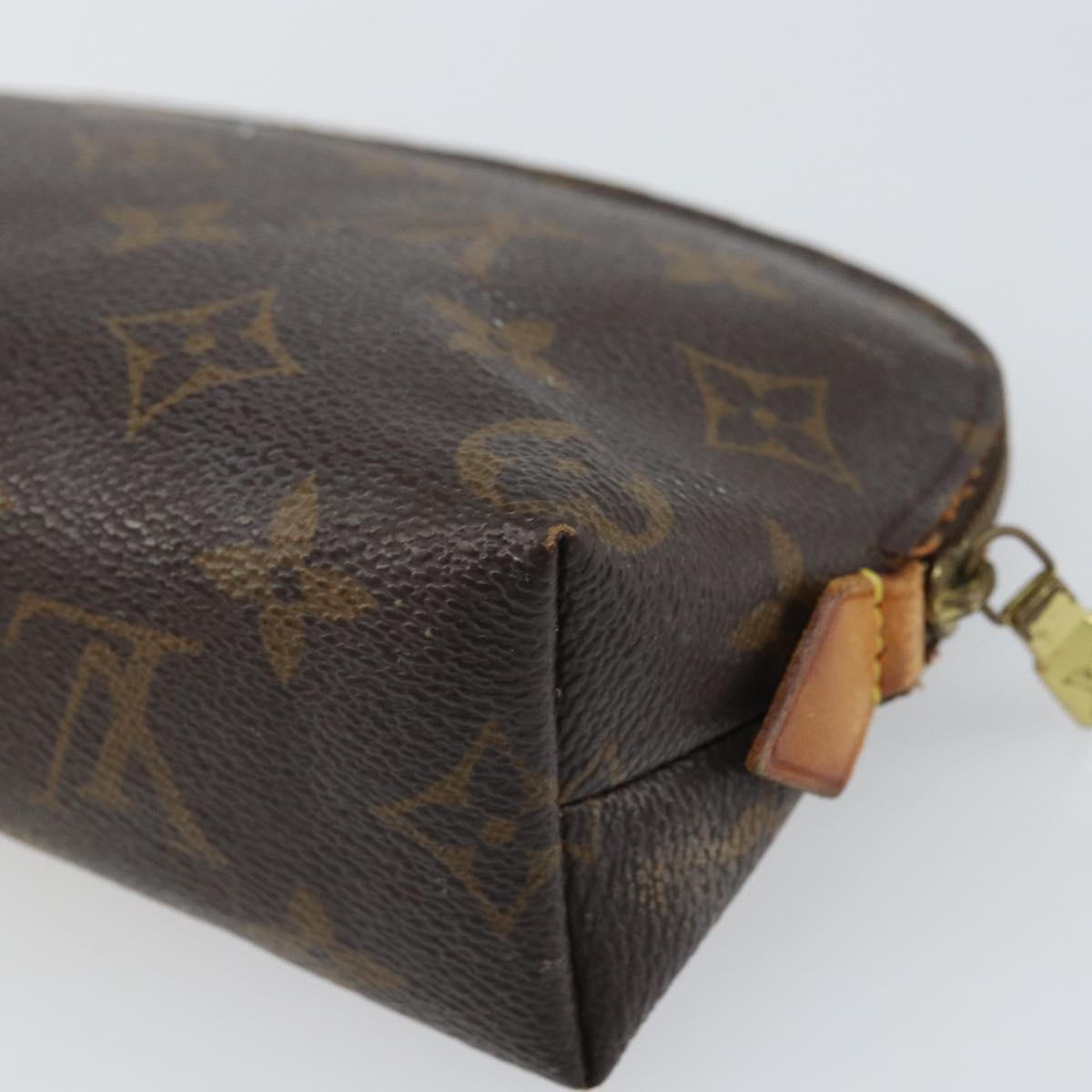 LOUIS VUITTON Monogram Pochette Cosmetic PM Pouch M43998 LV Auth 169122
