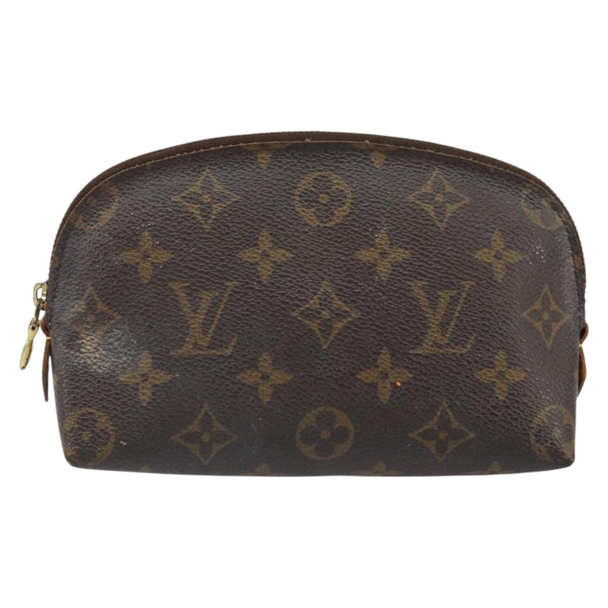 LOUIS VUITTON Monogram Pochette Cosmetic PM Pouch M43998 LV Auth 169122