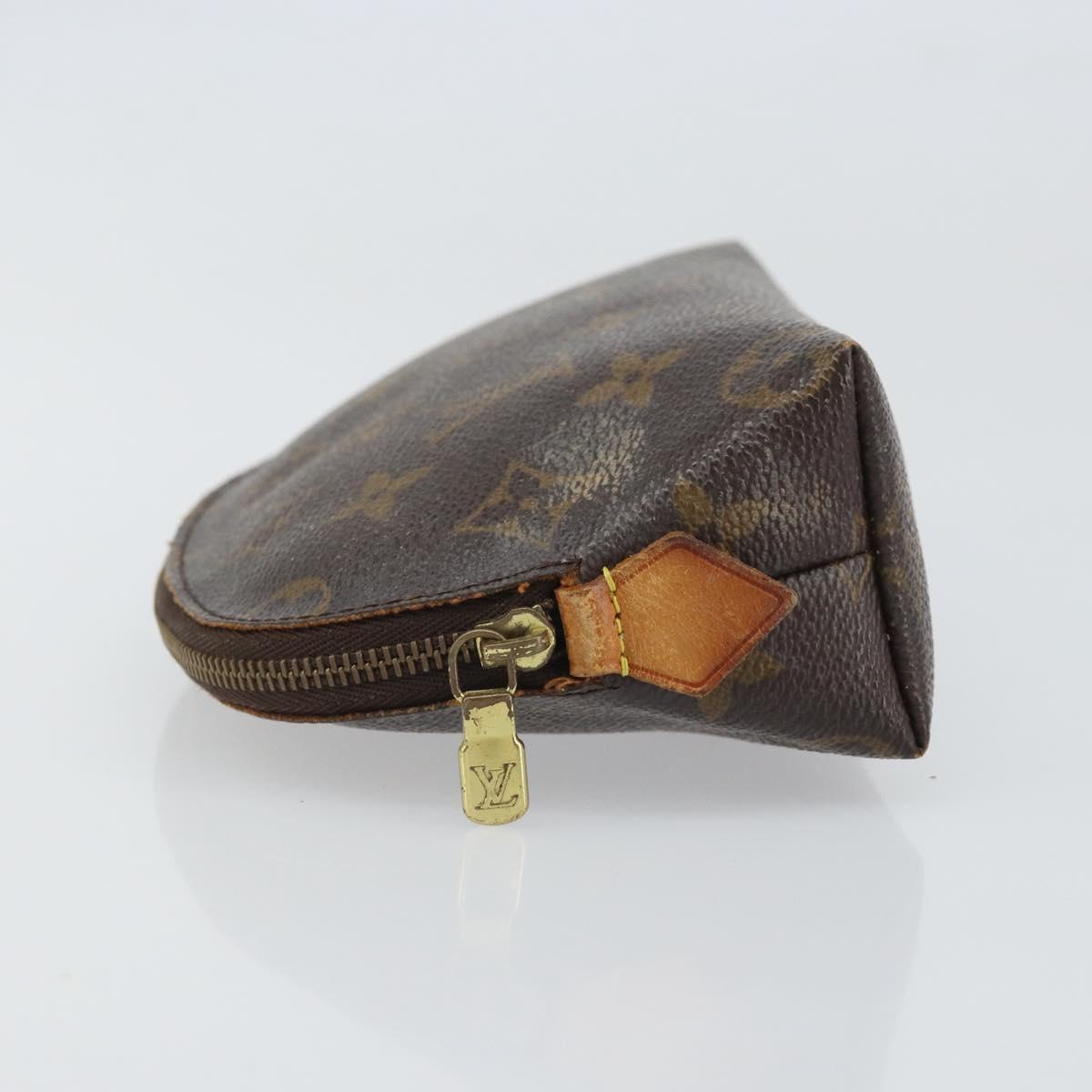 LOUIS VUITTON Monogram Pochette Cosmetic PM Pouch M43998 LV Auth 169122