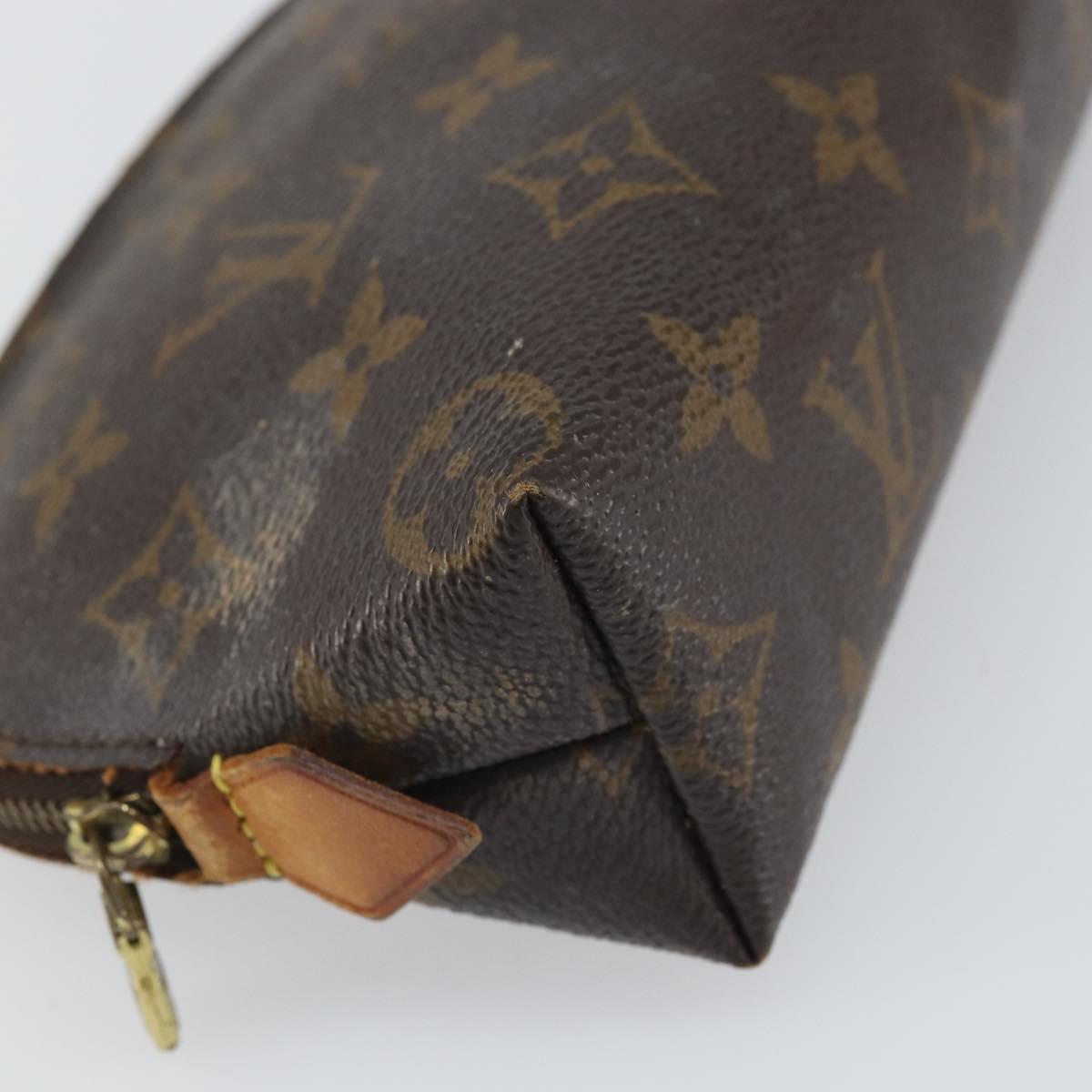 LOUIS VUITTON Monogram Pochette Cosmetic PM Pouch M43998 LV Auth 169122