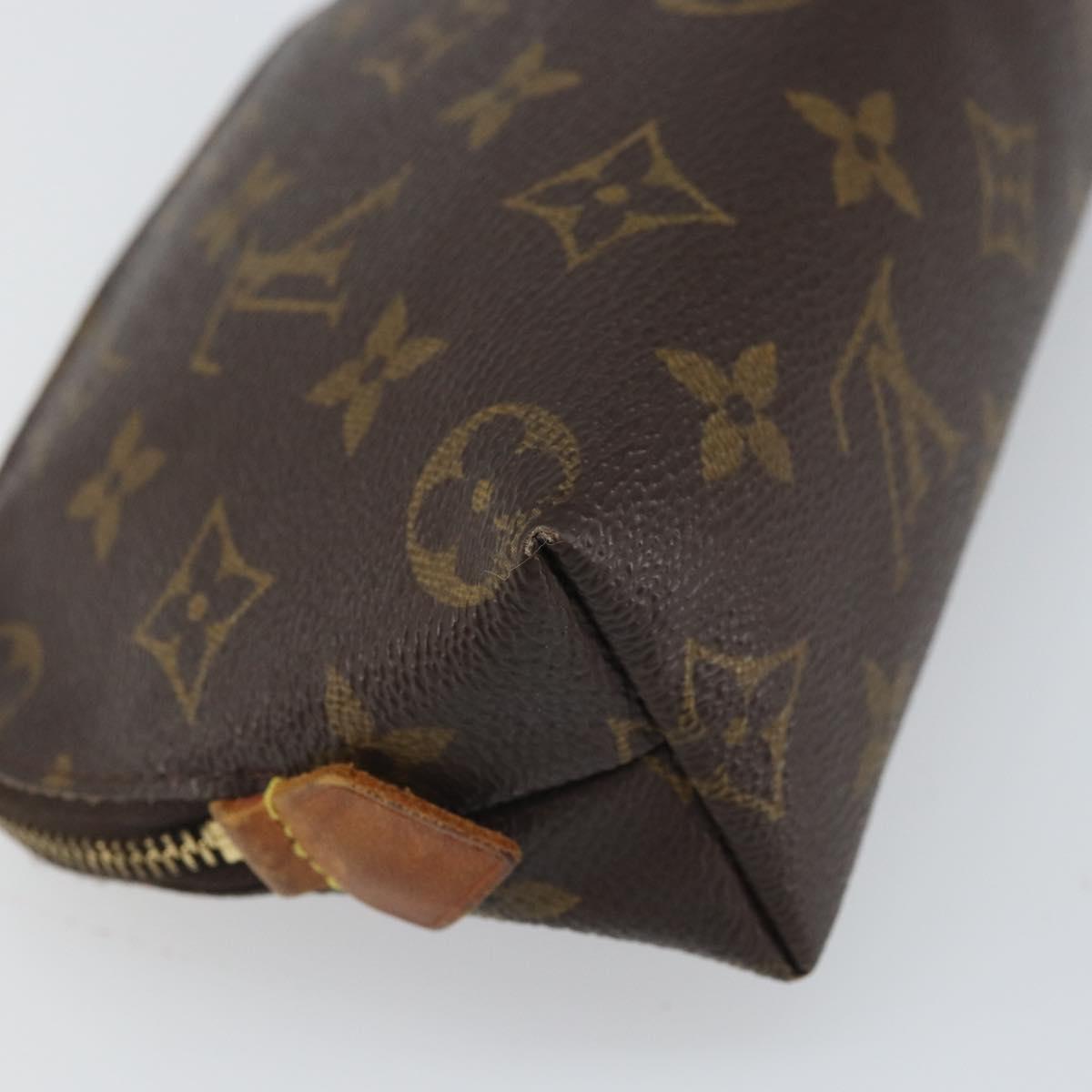 LOUIS VUITTON Monogram Pochette Cosmetic PM Pouch M43998 LV Auth 169125