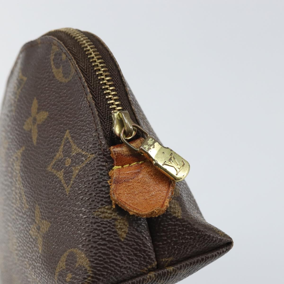 LOUIS VUITTON Monogram Pochette Cosmetic PM Pouch M43998 LV Auth 169125