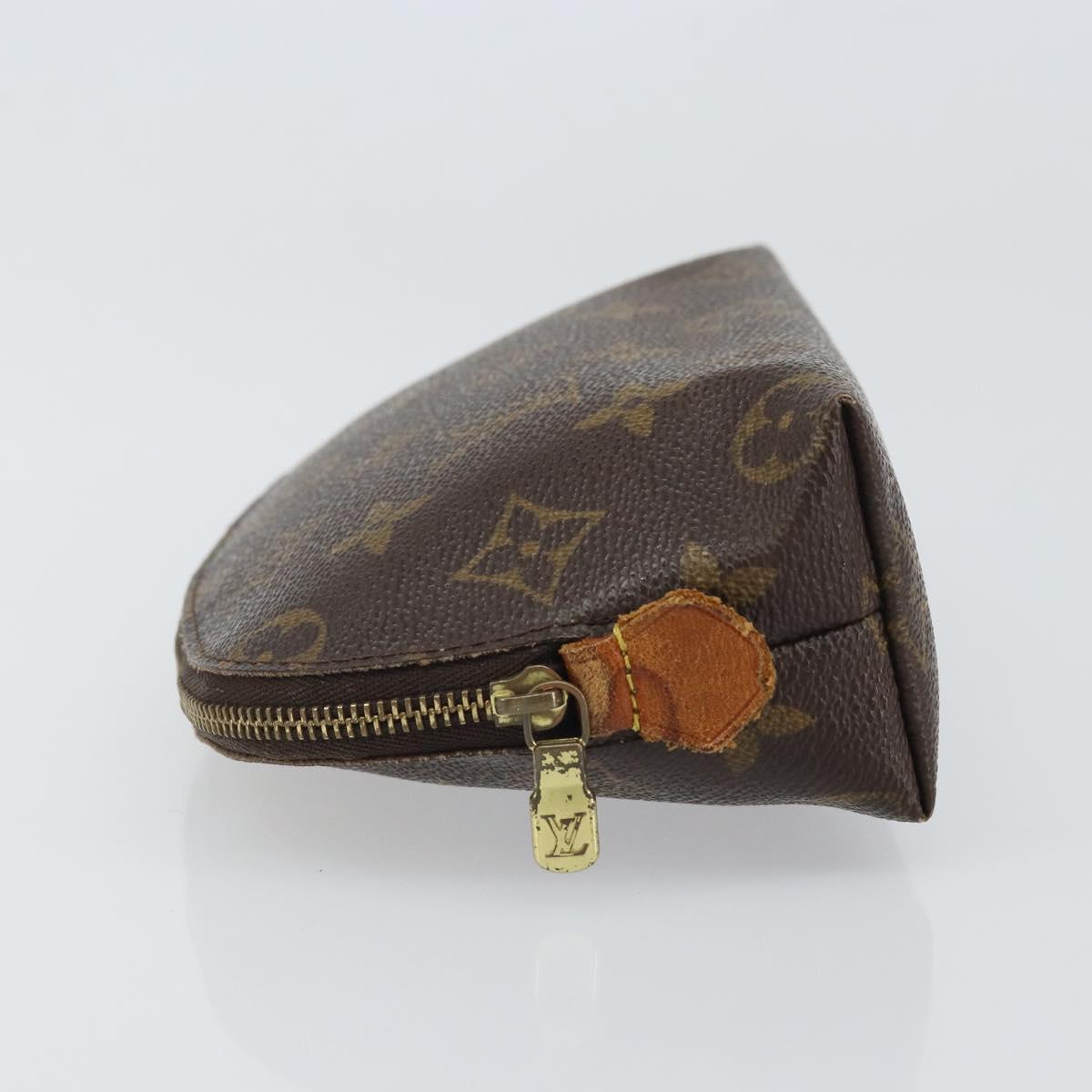 LOUIS VUITTON Monogram Pochette Cosmetic PM Pouch M43998 LV Auth 169125