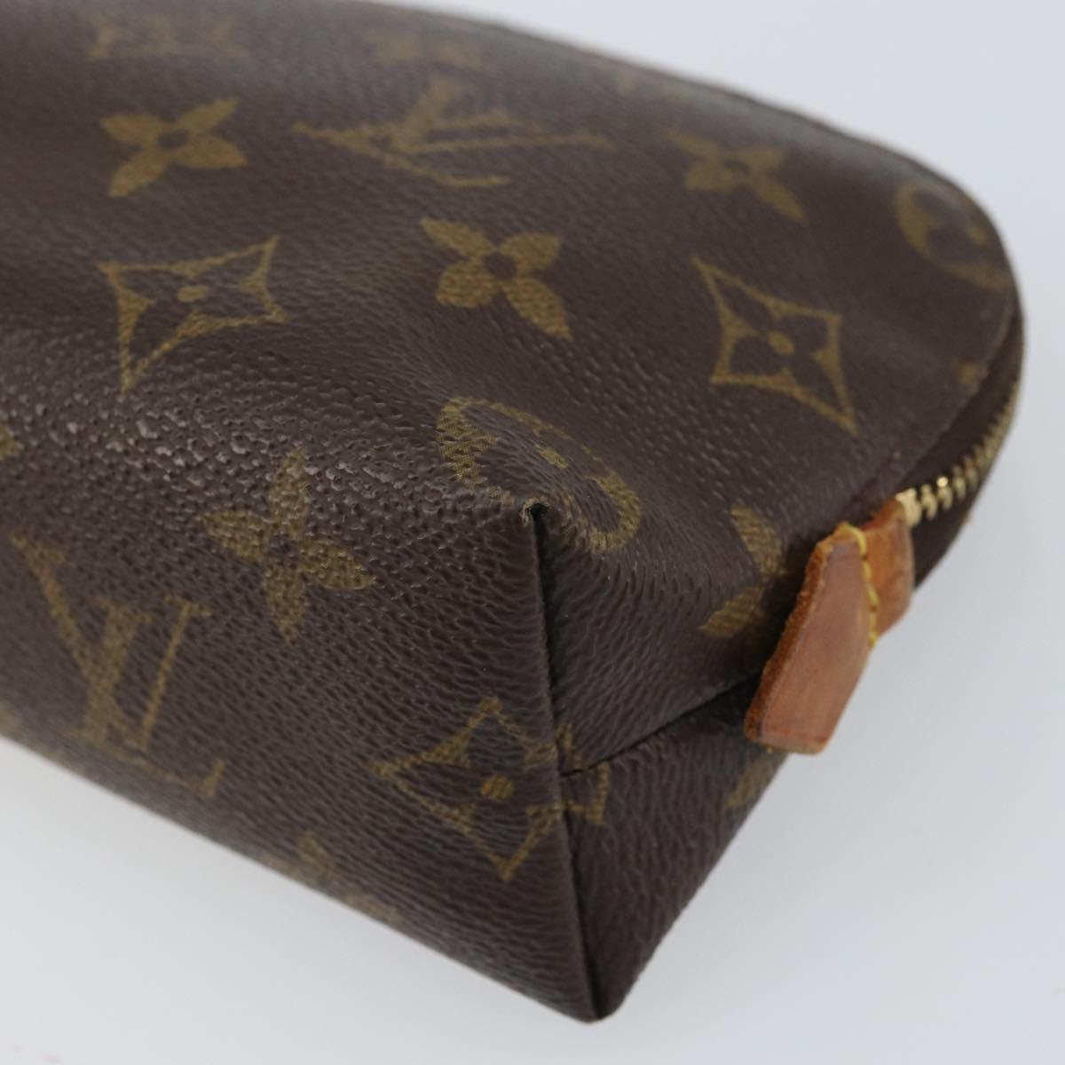 LOUIS VUITTON Monogram Pochette Cosmetic PM Pouch M43998 LV Auth 169125