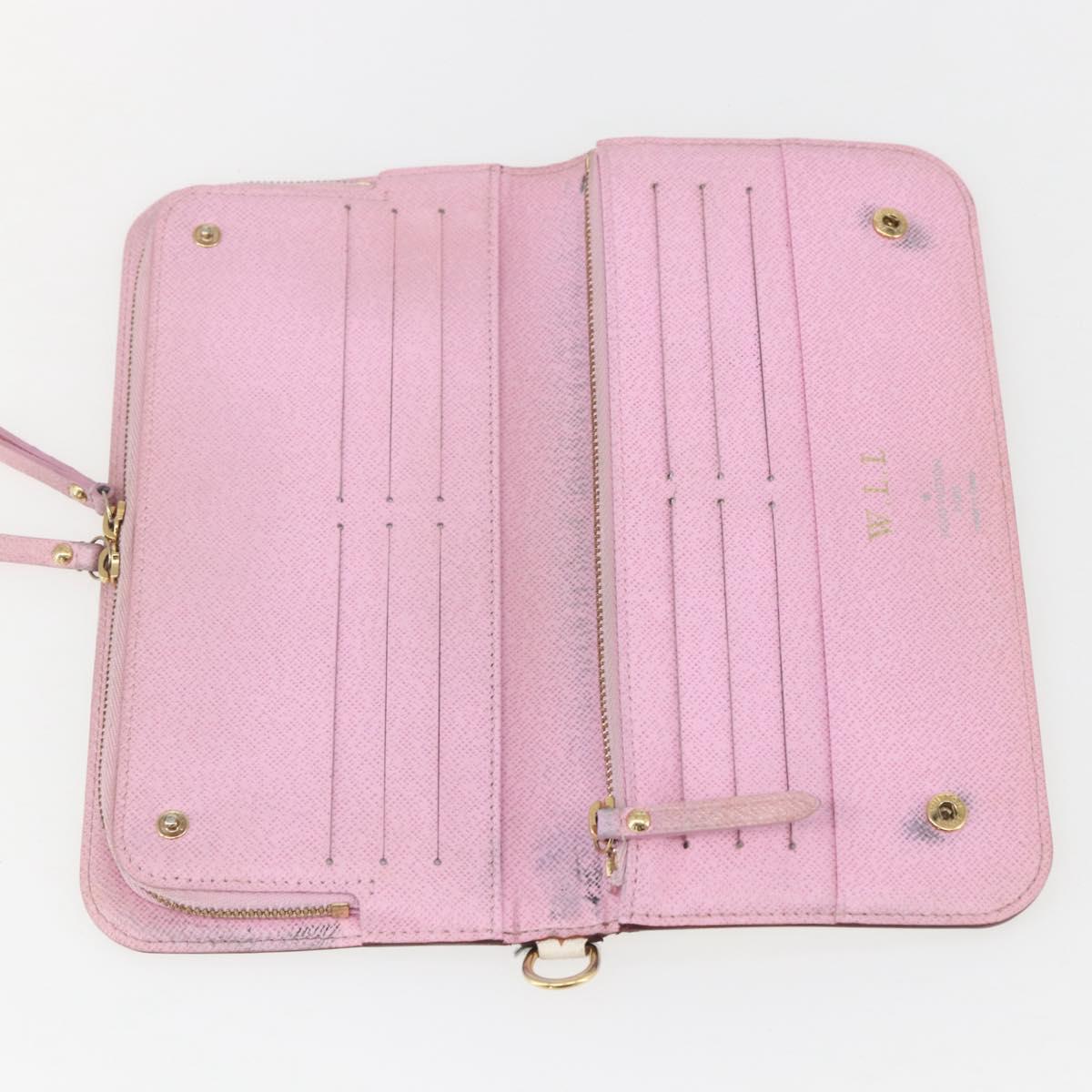 LOUIS VUITTON Multicolor PortefeuilleInsolite Wallet White M93750 LV Auth 169126