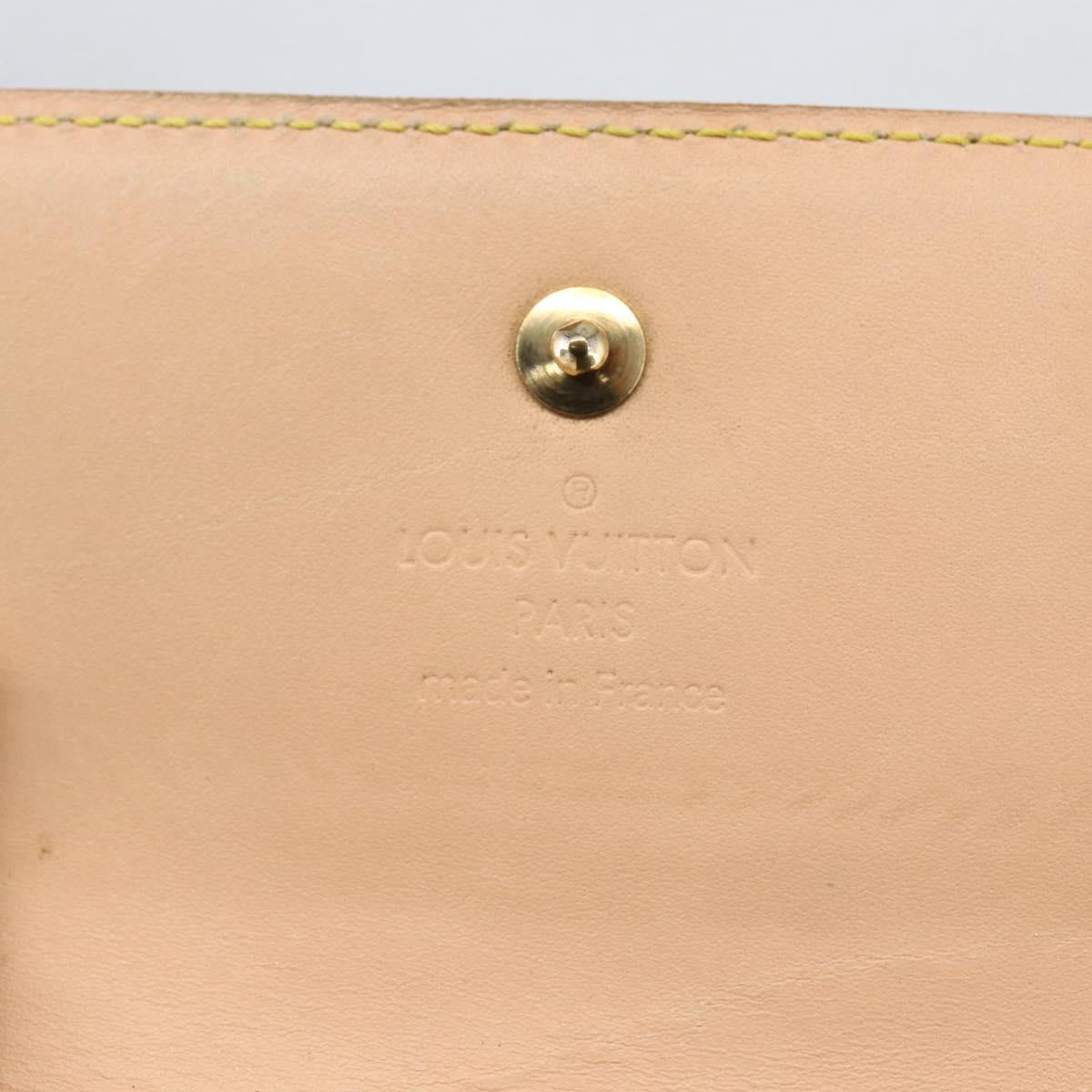 LOUIS VUITTON Multicolor Porte Monnaie Billets Cartes Credit M92983 Auth 169127