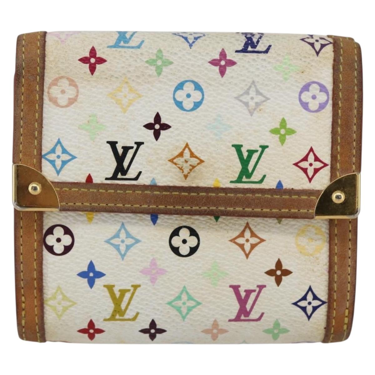 LOUIS VUITTON Multicolor Porte Monnaie Billets Cartes Credit M92983 Auth 169127