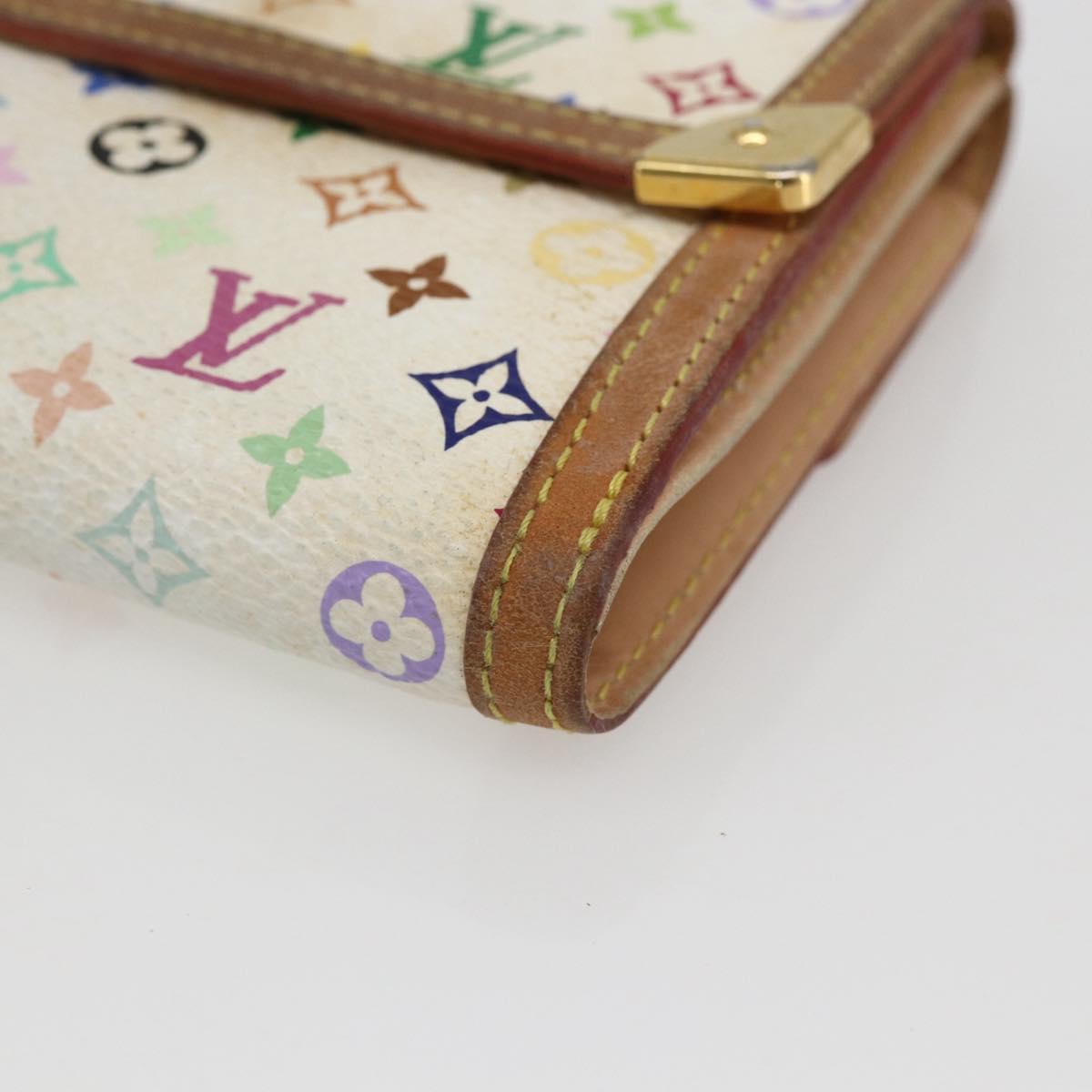LOUIS VUITTON Multicolor Porte Monnaie Billets Cartes Credit M92983 Auth 169127