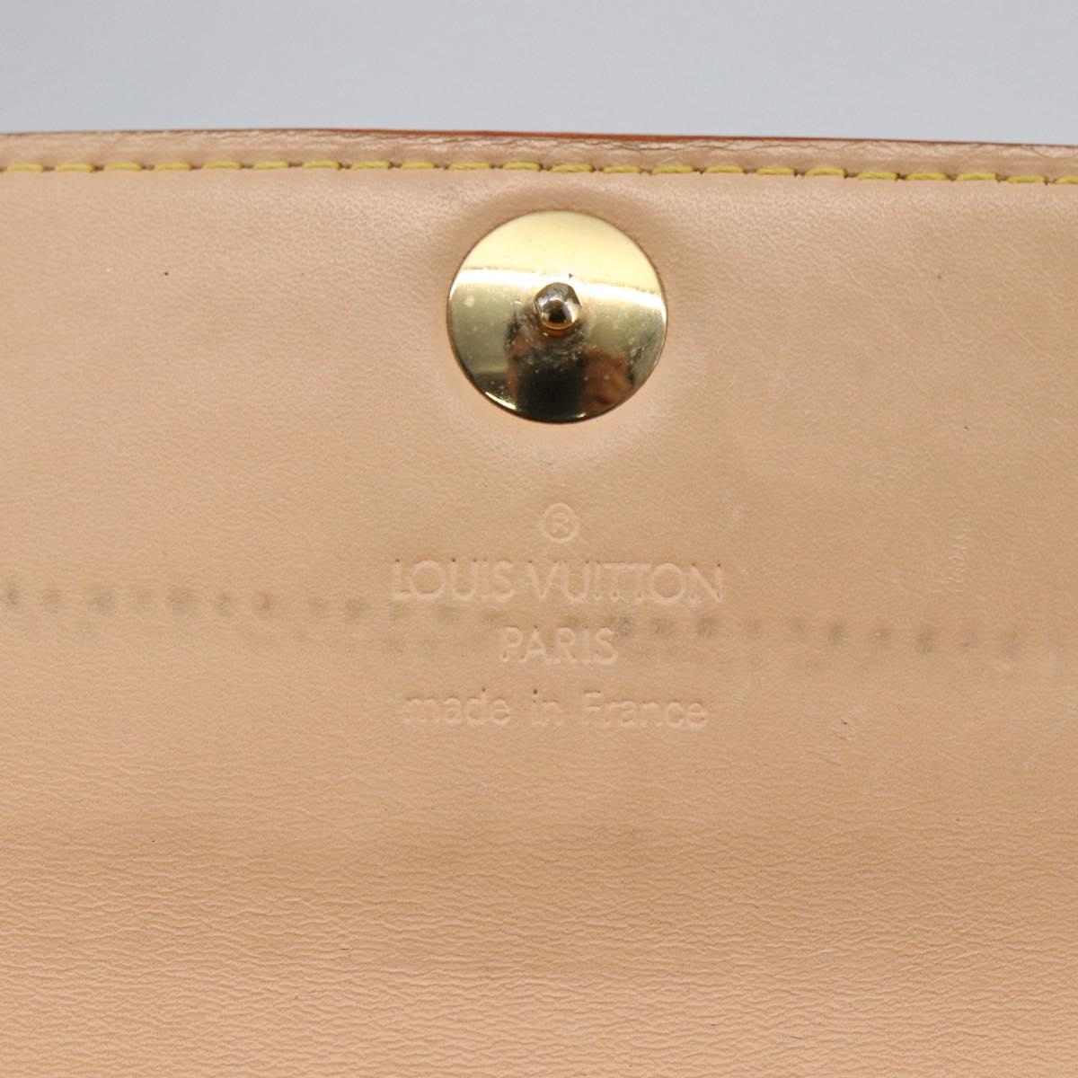 LOUIS VUITTON Multicolor Portefeuille Sarah Long Wallet White M93532 Auth 169130