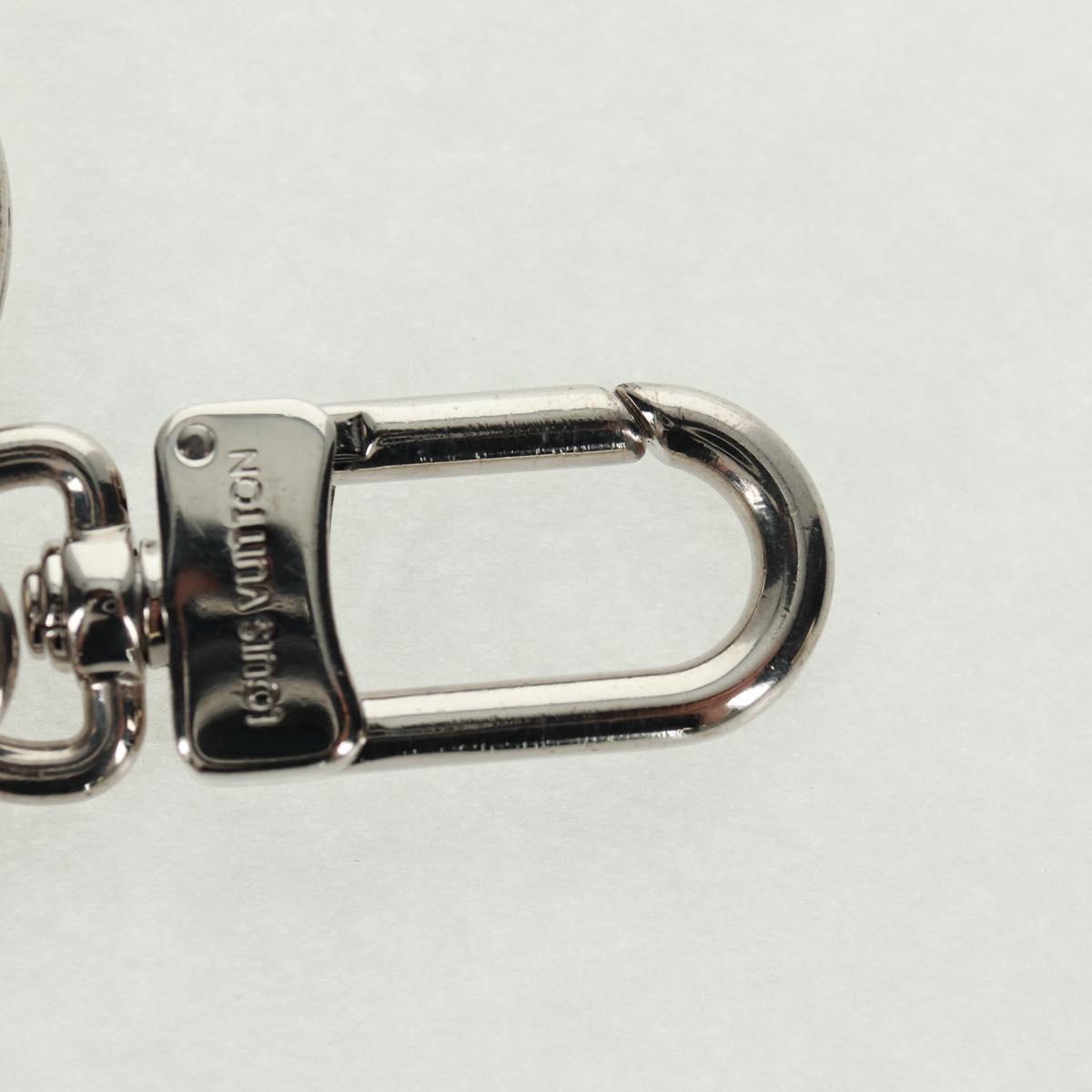 LOUIS VUITTON Porte Cles LV Tab Charm metal Orange M62787 LV Auth 169132V