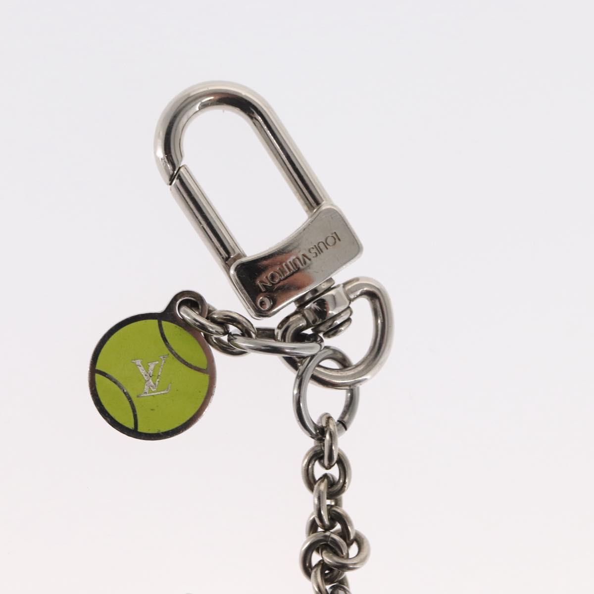 LOUIS VUITTON BijouxSac・LV Dog Key Holder metal Silver M00747 LV Auth 169133