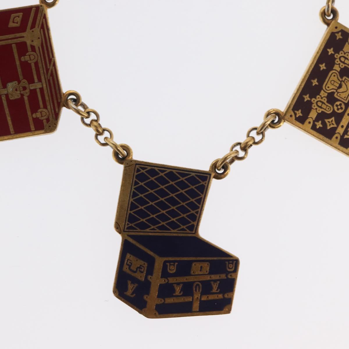 LOUIS VUITTON Porte Cles Chainne Mar Bag Charm metal Gold M66459 LV Auth 169134