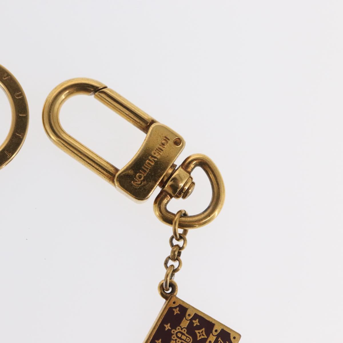 LOUIS VUITTON Porte Cles Chainne Mar Bag Charm metal Gold M66459 LV Auth 169134