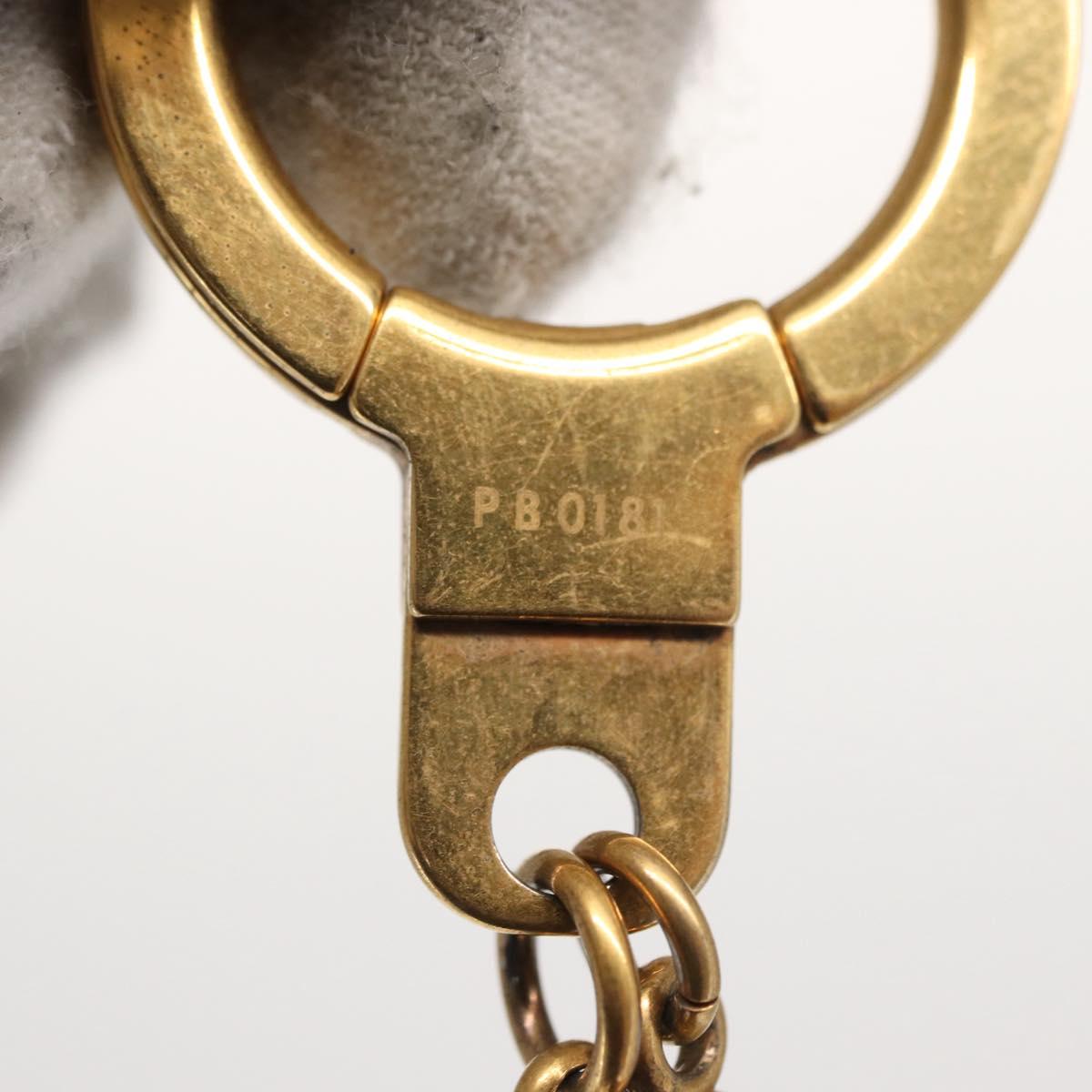 LOUIS VUITTON Porte Cles Chainne Mar Bag Charm metal Gold M66459 LV Auth 169134