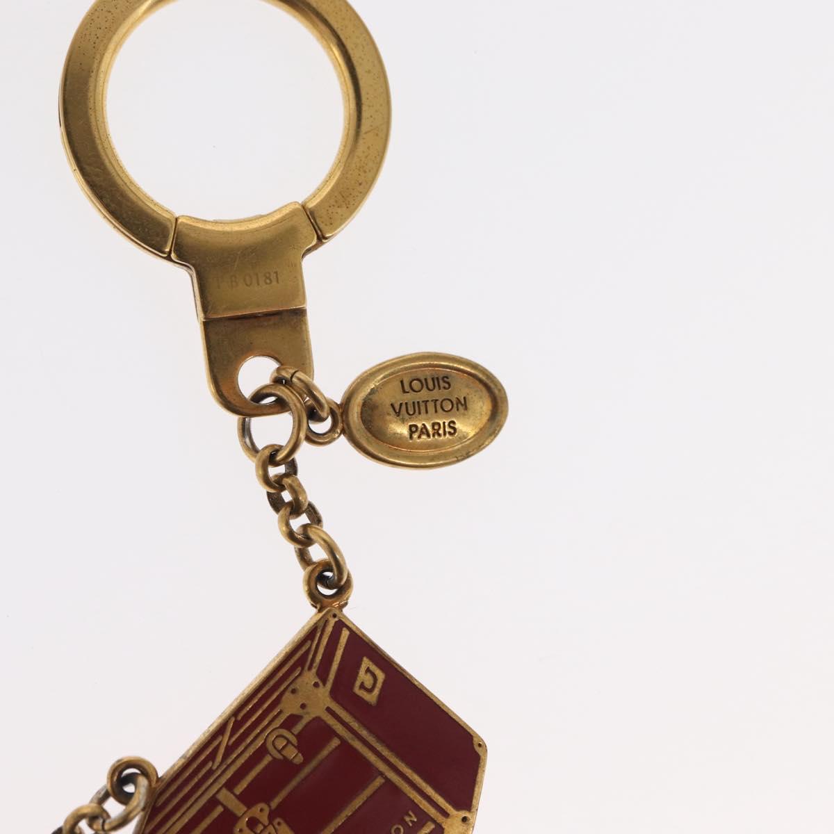 LOUIS VUITTON Porte Cles Chainne Mar Bag Charm metal Gold M66459 LV Auth 169134