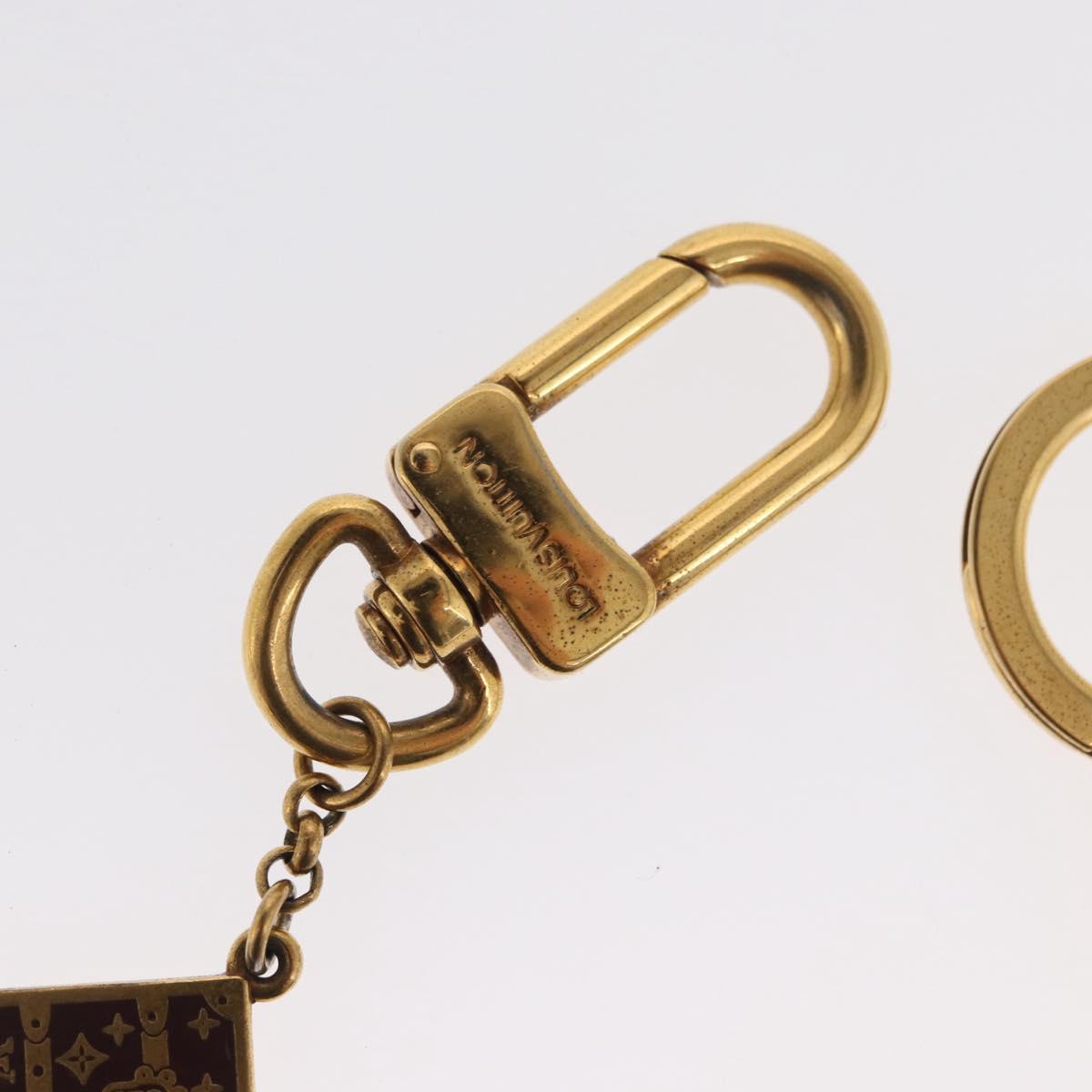 LOUIS VUITTON Porte Cles Chainne Mar Bag Charm metal Gold M66459 LV Auth 169134
