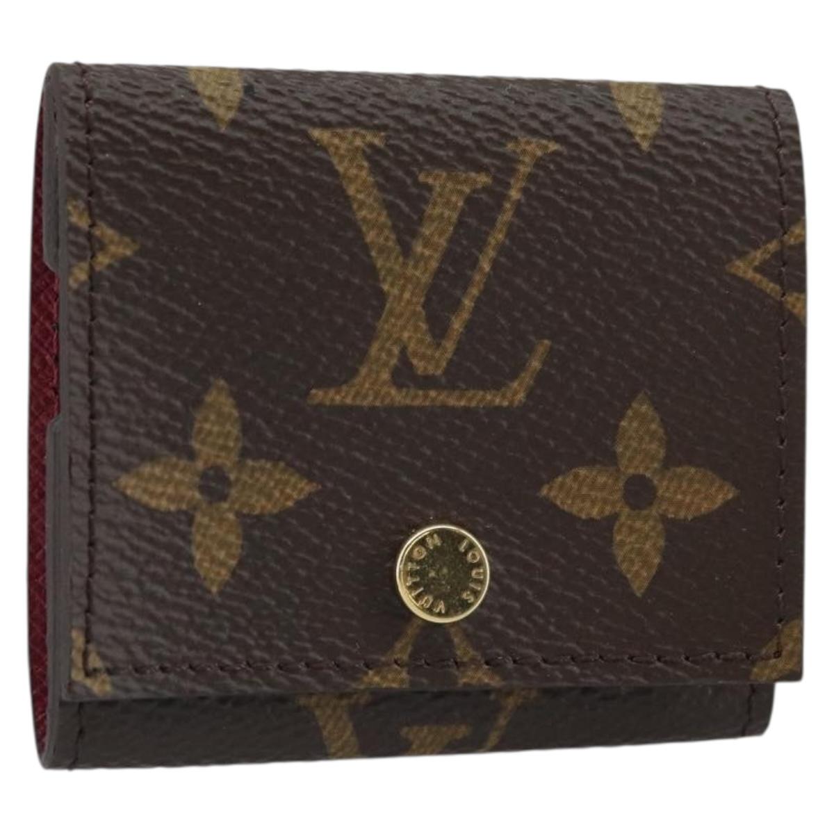 LOUIS VUITTON Monogram Etui Ektur Earphone Case M61476 LV Auth 169137