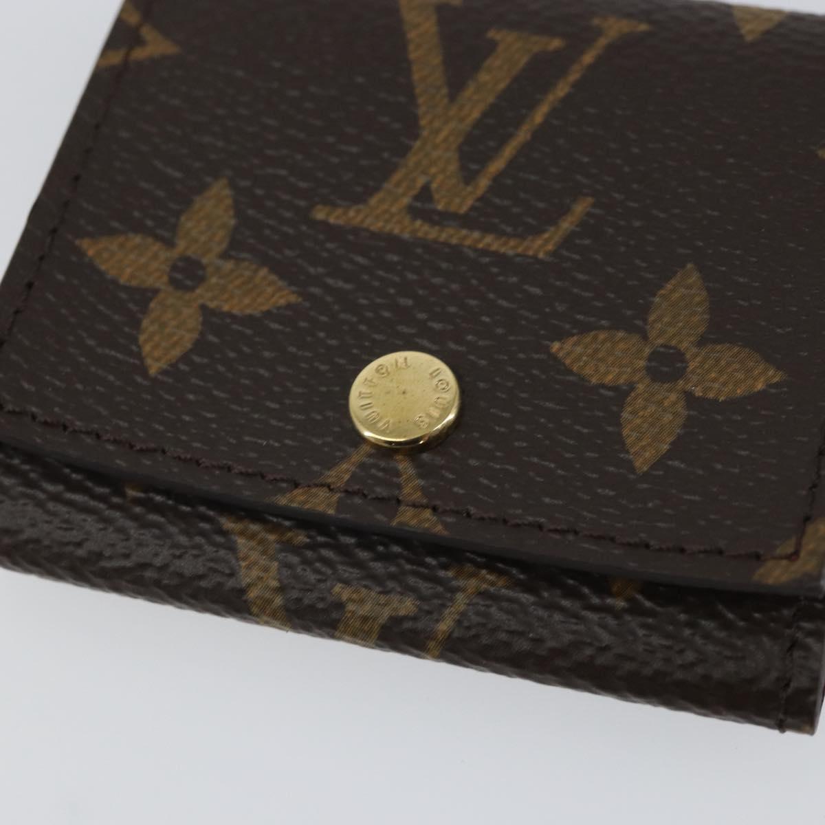 LOUIS VUITTON Monogram Etui Ektur Earphone Case M61476 LV Auth 169137