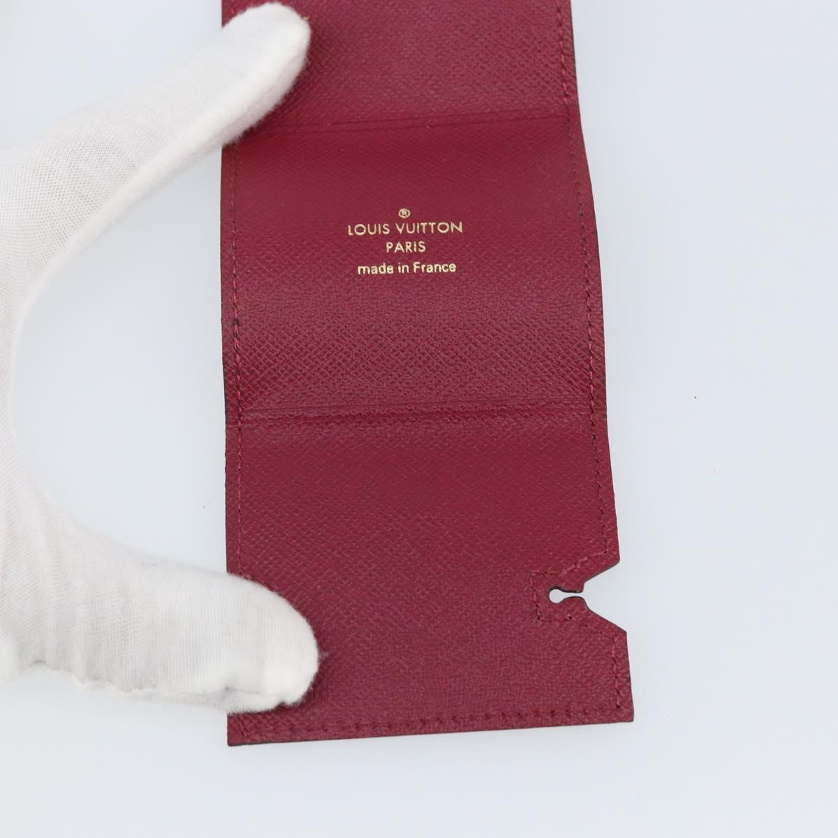 LOUIS VUITTON Monogram Etui Ektur Earphone Case M61476 LV Auth 169137