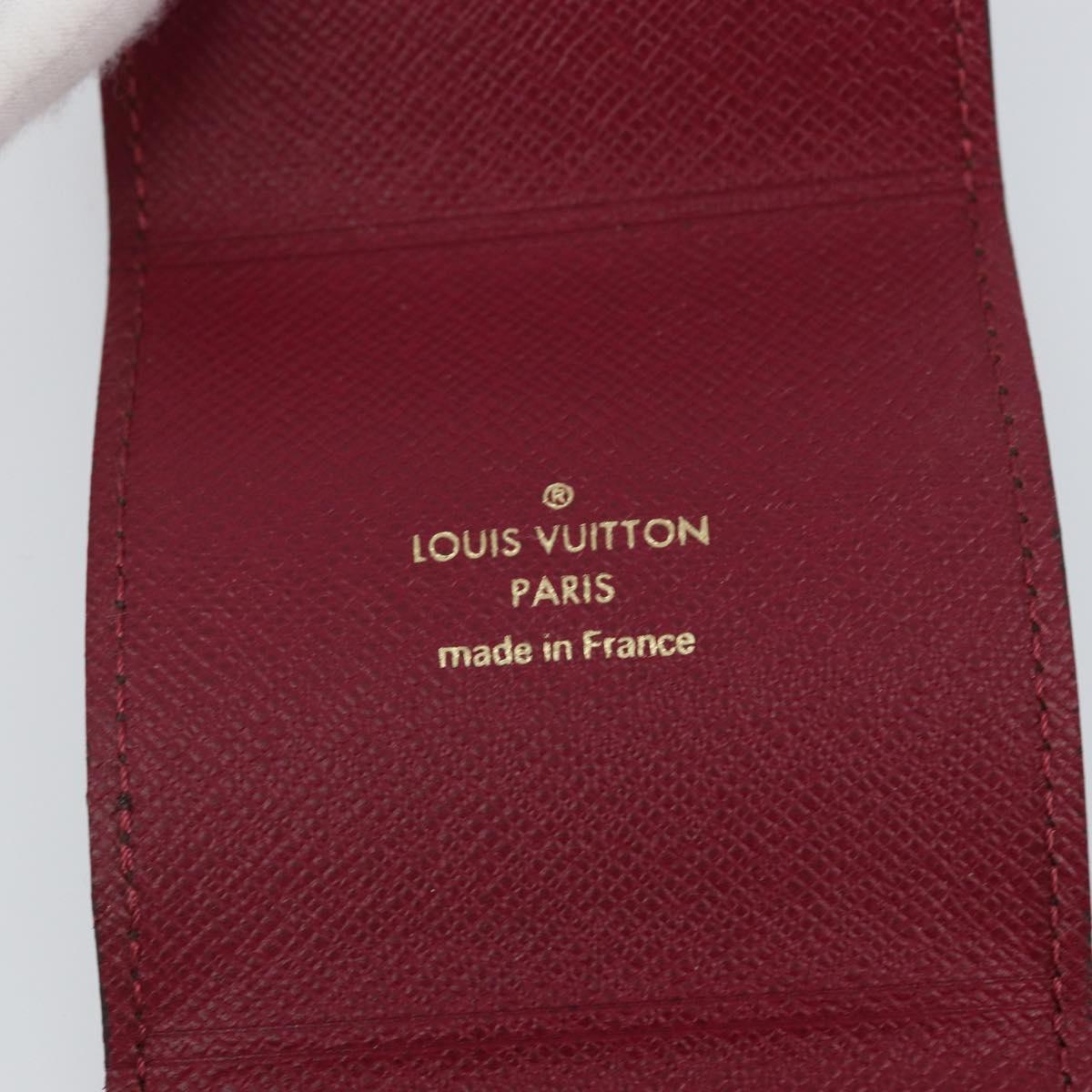 LOUIS VUITTON Monogram Etui Ektur Earphone Case M61476 LV Auth 169137