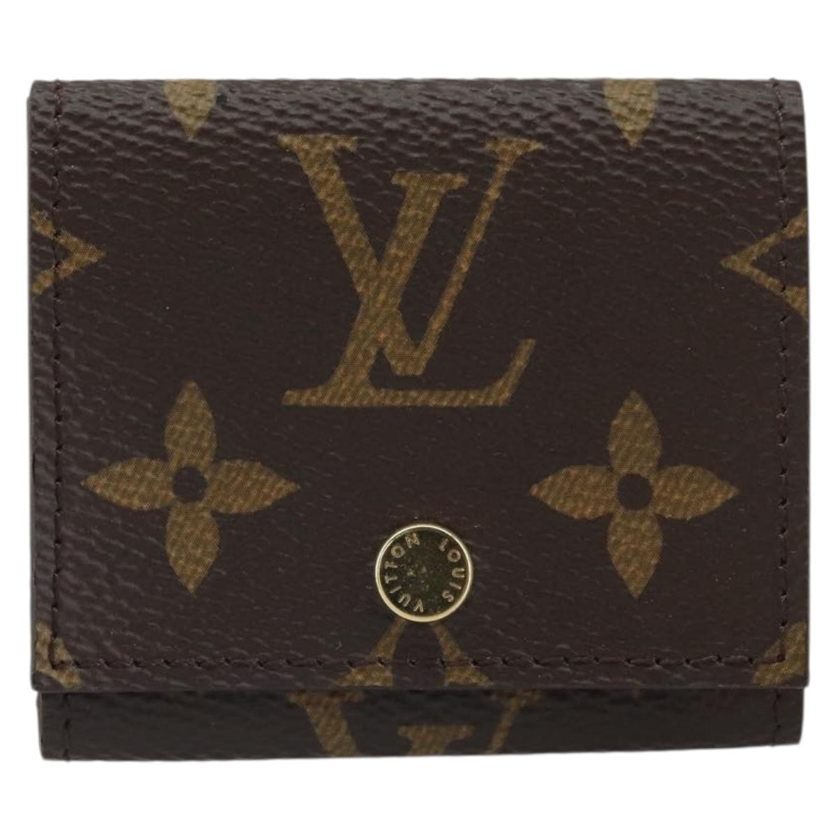 LOUIS VUITTON Monogram Etui Ektur Earphone Case M61476 LV Auth 169137