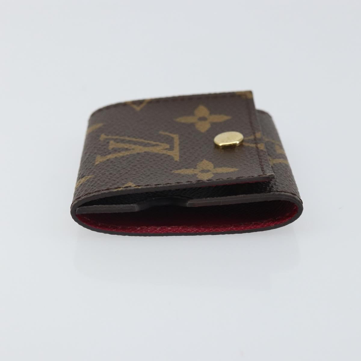LOUIS VUITTON Monogram Etui Ektur Earphone Case M61476 LV Auth 169137