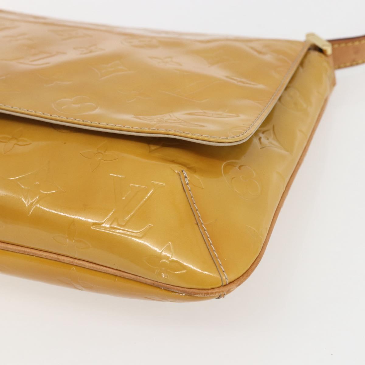 LOUIS VUITTON Monogram Vernis Thompson Street Bag Beige M91301 LV Auth 169211