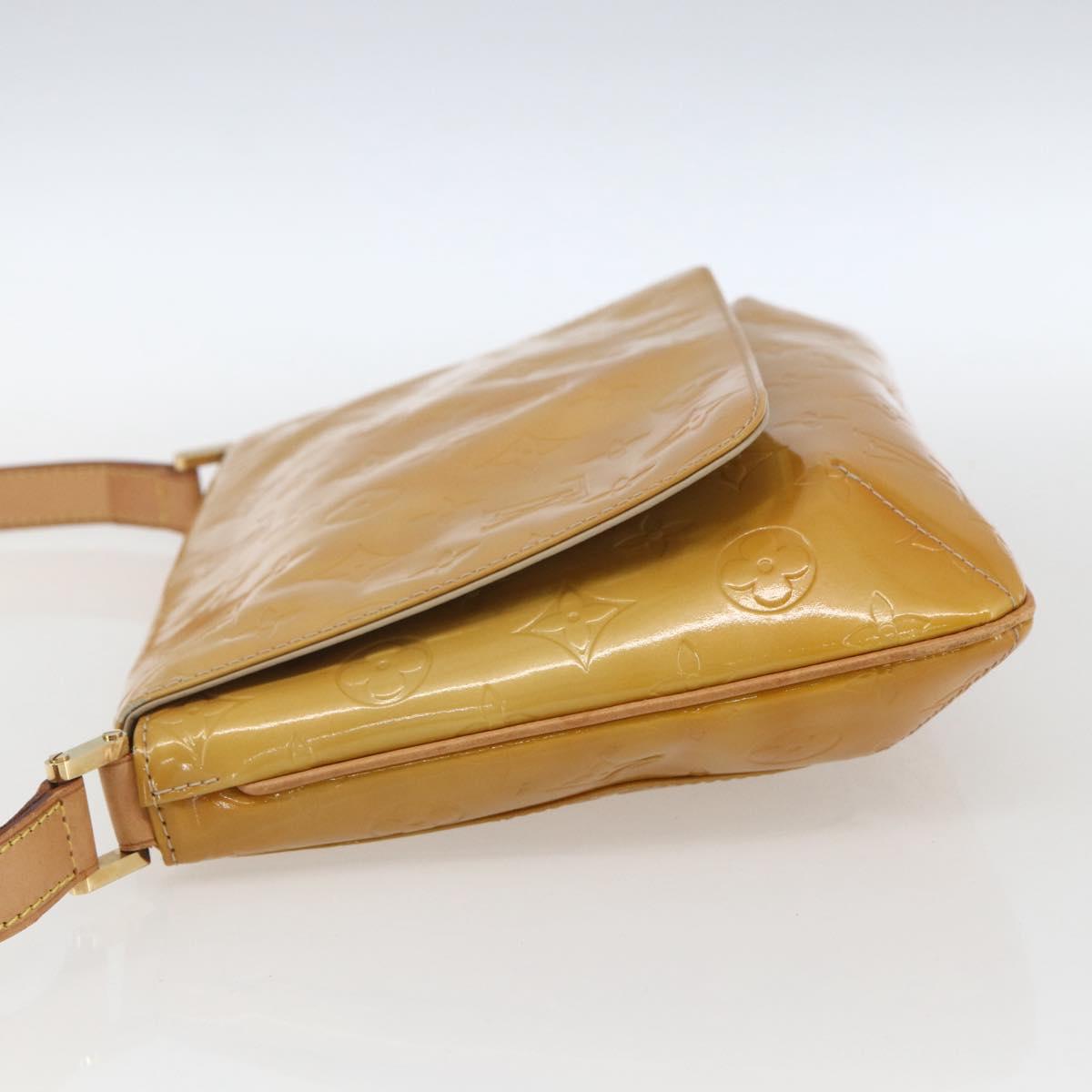 LOUIS VUITTON Monogram Vernis Thompson Street Bag Beige M91301 LV Auth 169211