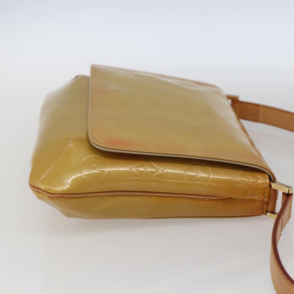 LOUIS VUITTON Monogram Vernis Thompson Street Bag Beige M91301 LV Auth 169212