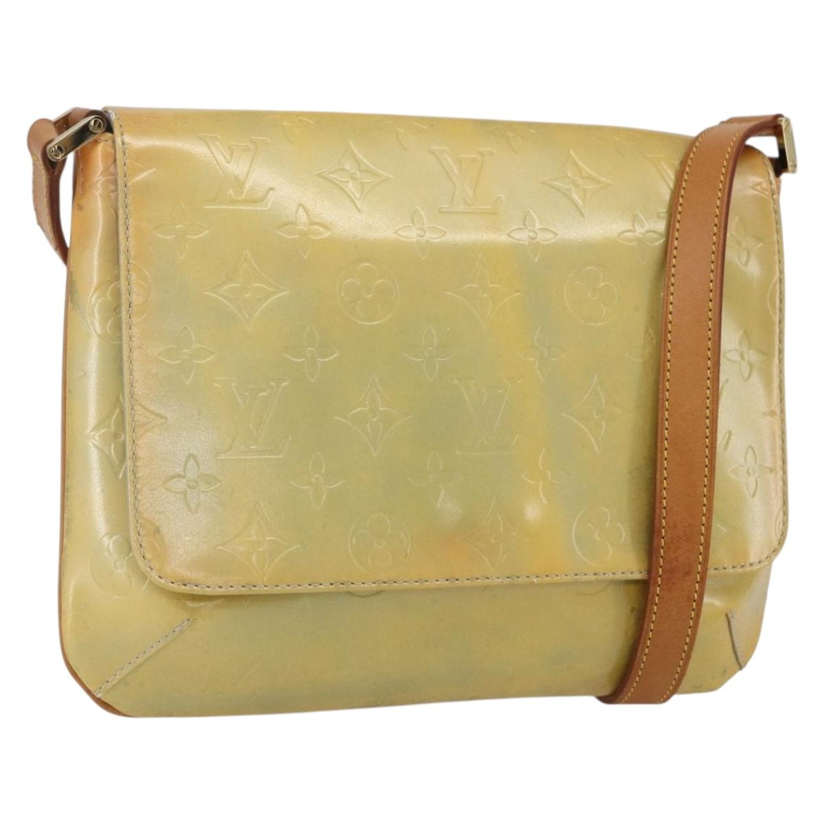 LOUIS VUITTON Monogram Vernis Thompson Street Bag Gris M91008 LV Auth 169214