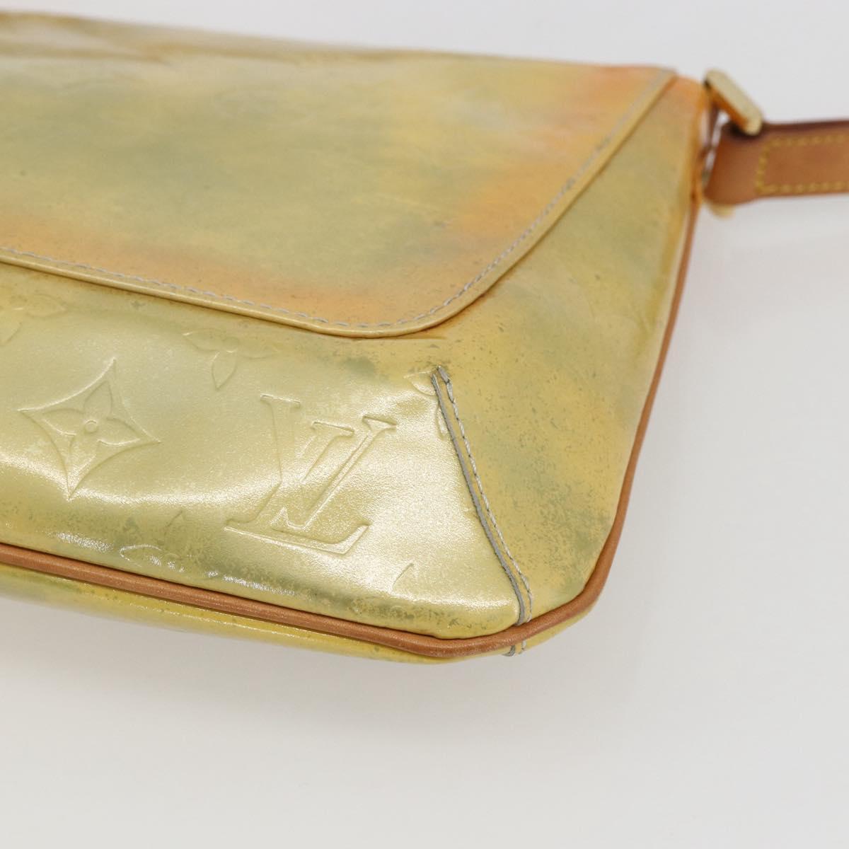 LOUIS VUITTON Monogram Vernis Thompson Street Bag Gris M91008 LV Auth 169214