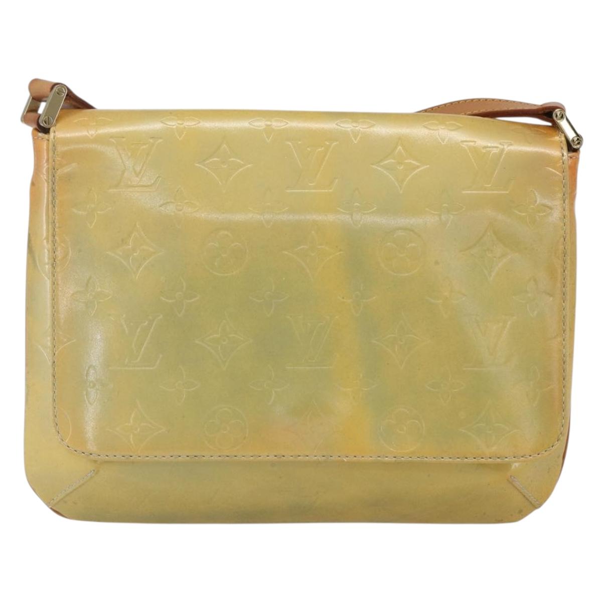 LOUIS VUITTON Monogram Vernis Thompson Street Bag Gris M91008 LV Auth 169214