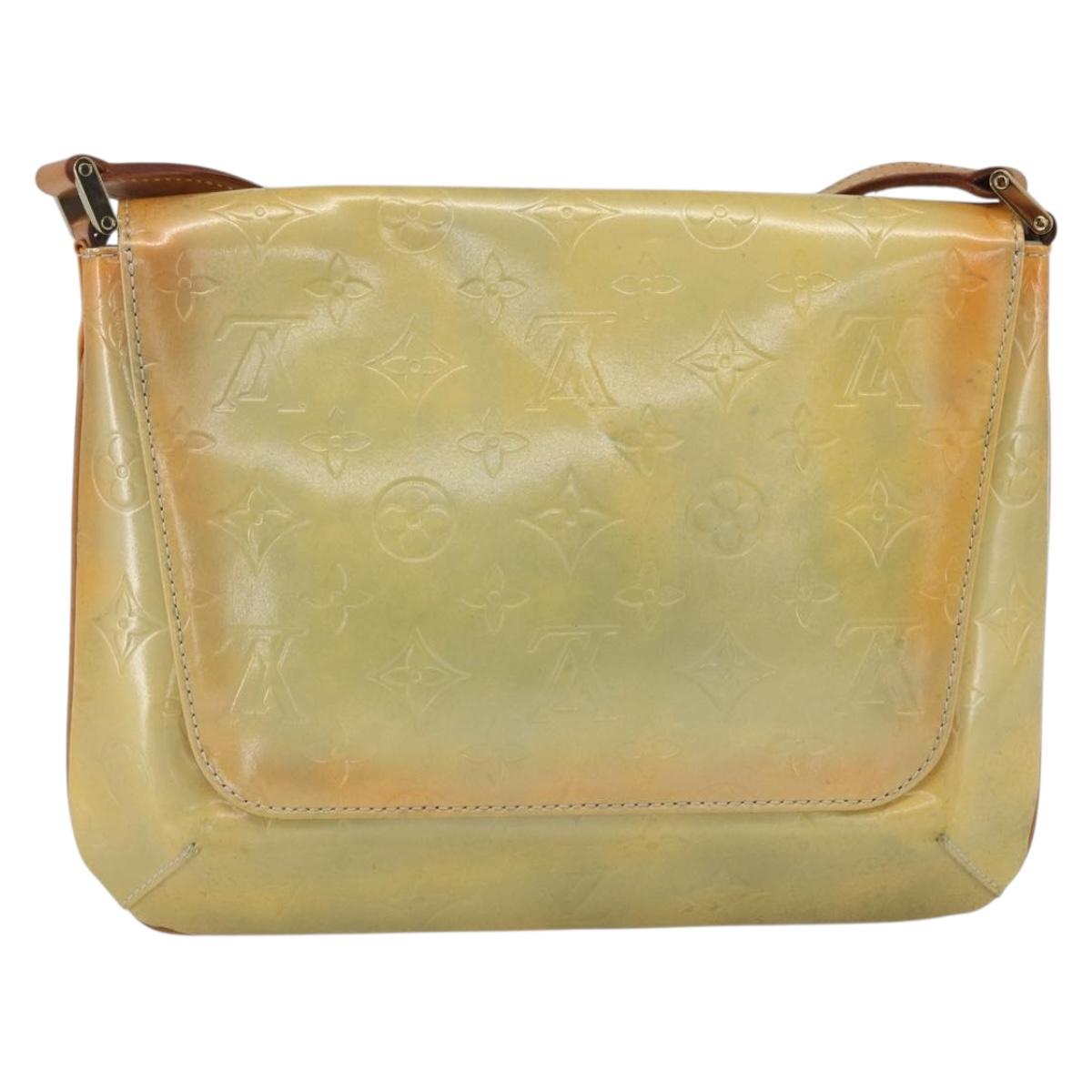 LOUIS VUITTON Monogram Vernis Thompson Street Bag Gris M91008 LV Auth 169214
