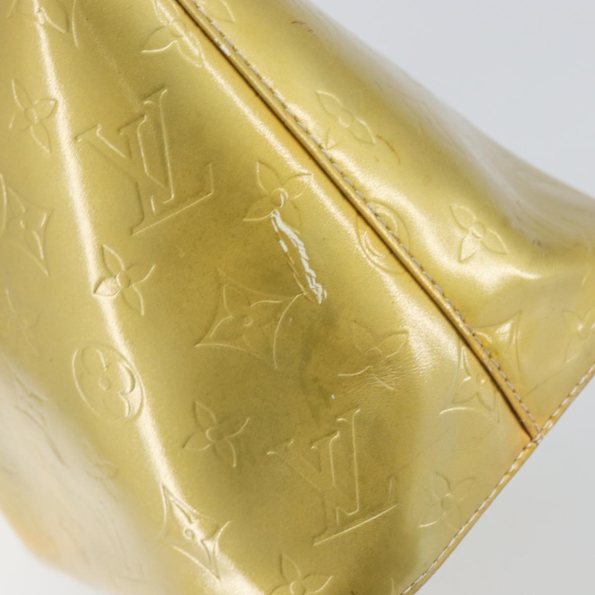 LOUIS VUITTON Monogram Vernis Houston Hand Bag Gris M91053 LV Auth 169219